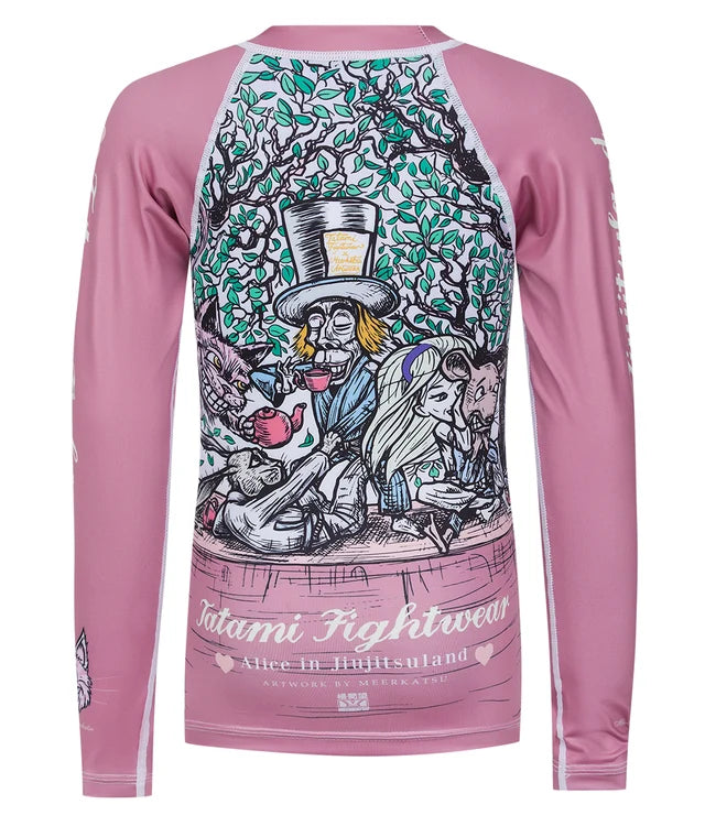 Tatami Meerkatsu Alice In Jiu-Jitsuland Rashguard - Youth - The Fight Hub