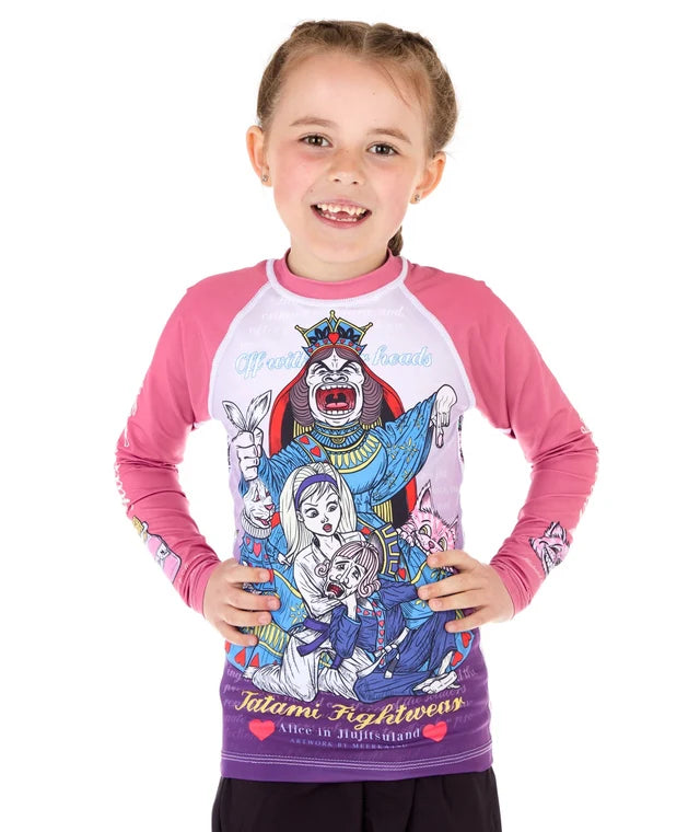 Tatami Meerkatsu Alice In Jiu-Jitsuland Rashguard - Youth