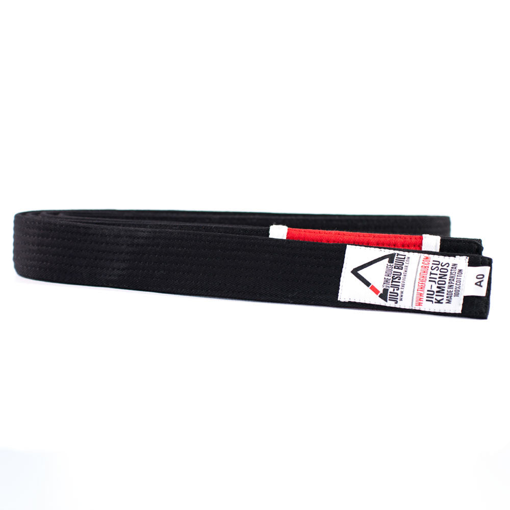 BJJ Black Belt – Red Bar with White Stripes ("The Professor") - The Fight Hub
