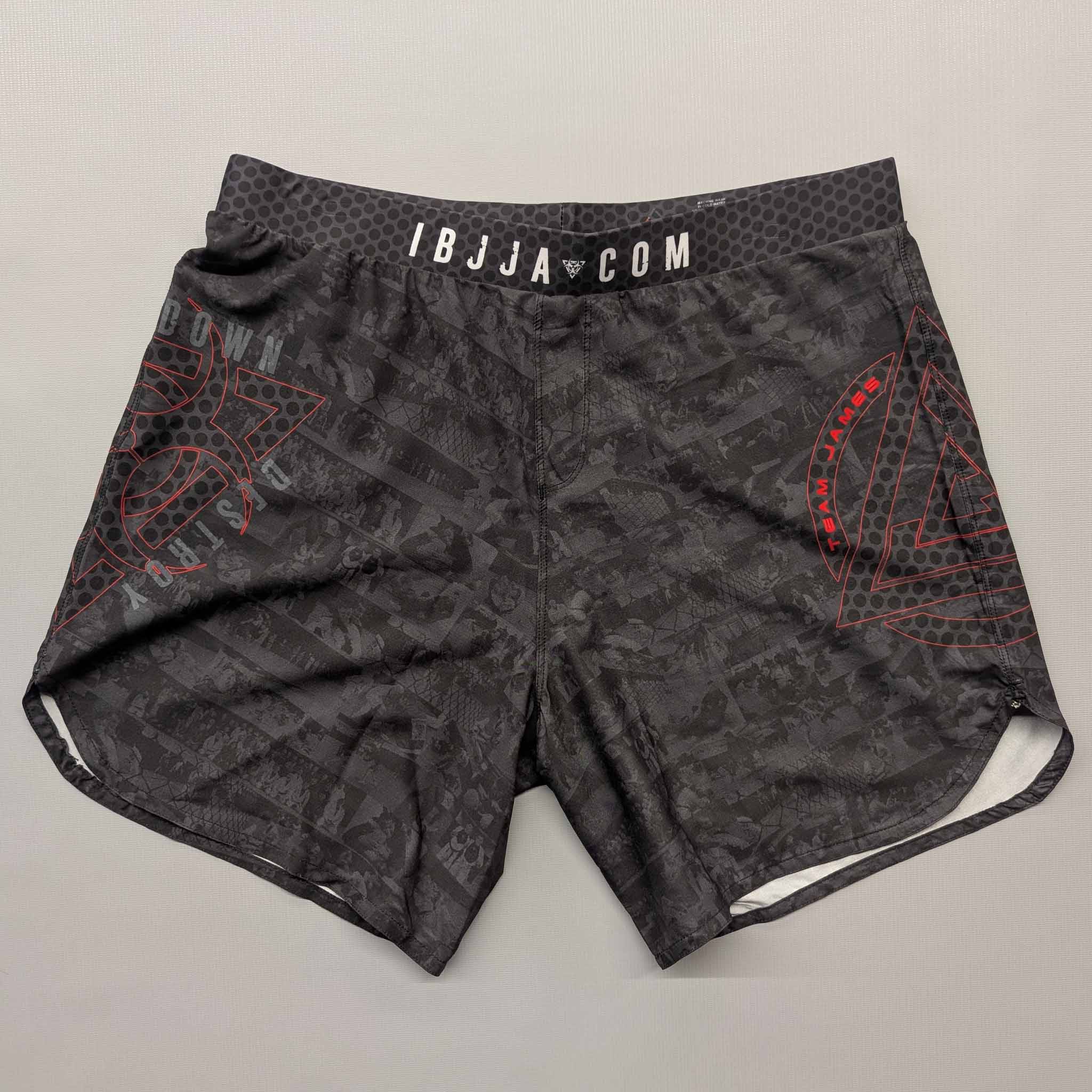 IBJJA Lightweight Performance Board Shorts – Black