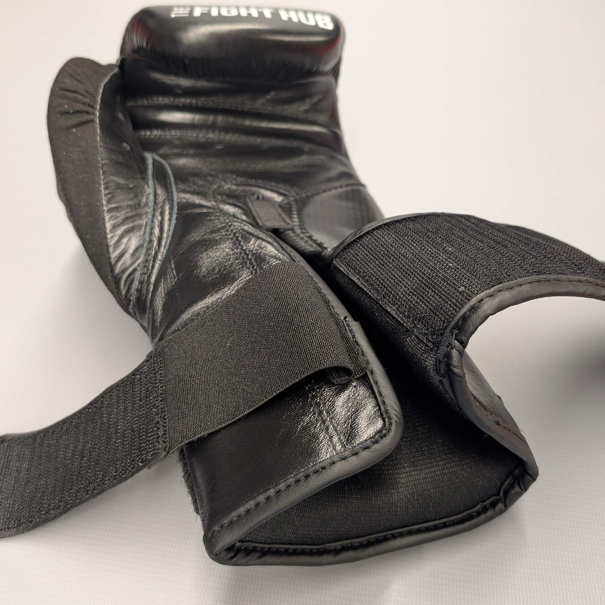 FH Elite Boxing Gloves (Black) – All-Purpose Training Gloves for Boxing, Kickboxing & Muay Thai - The Fight Hub