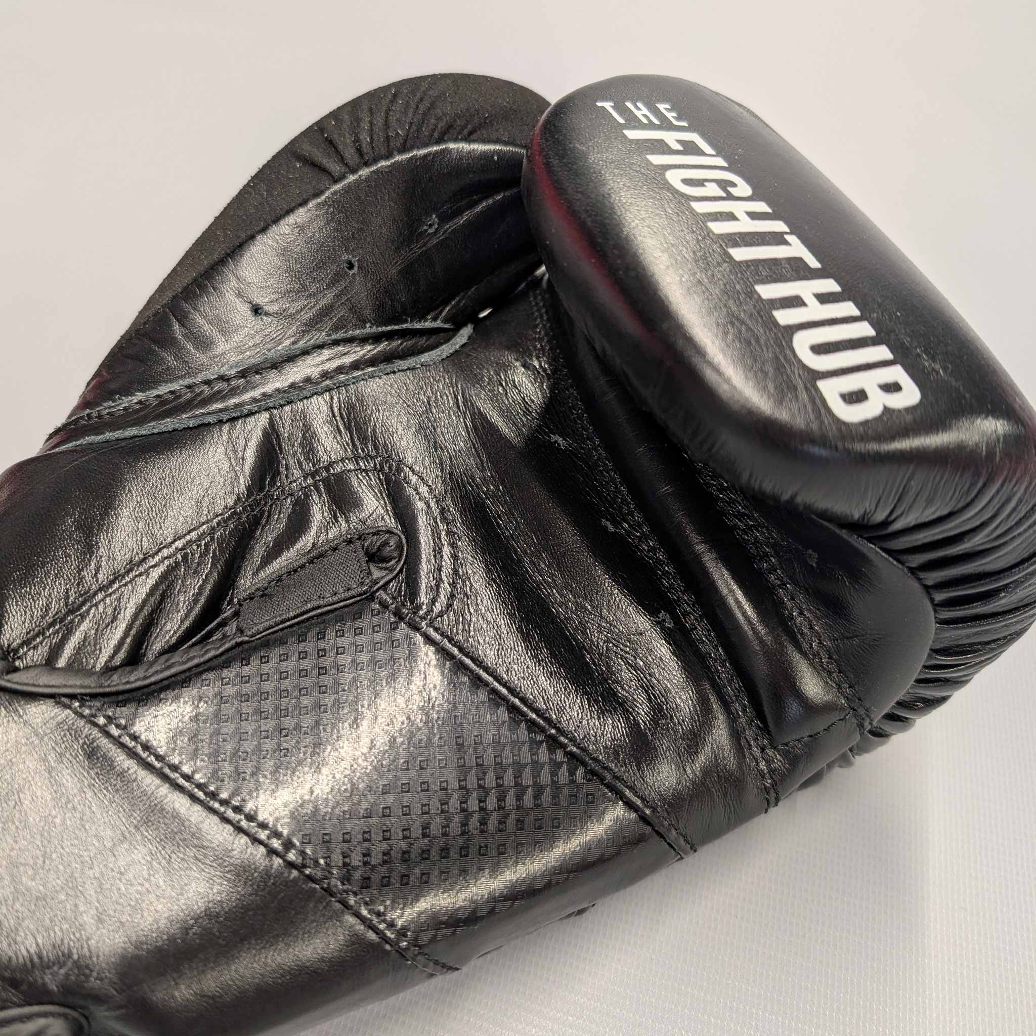 FH Elite Boxing Gloves (Black) – All-Purpose Training Gloves for Boxing, Kickboxing & Muay Thai - The Fight Hub
