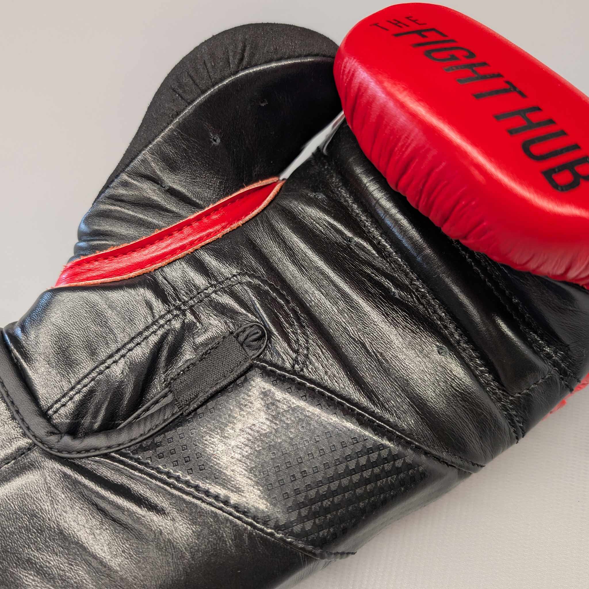 FH Elite Boxing Gloves (Red/Black) – All-Purpose Training Gloves for Boxing, Kickboxing & Muay Thai - The Fight Hub