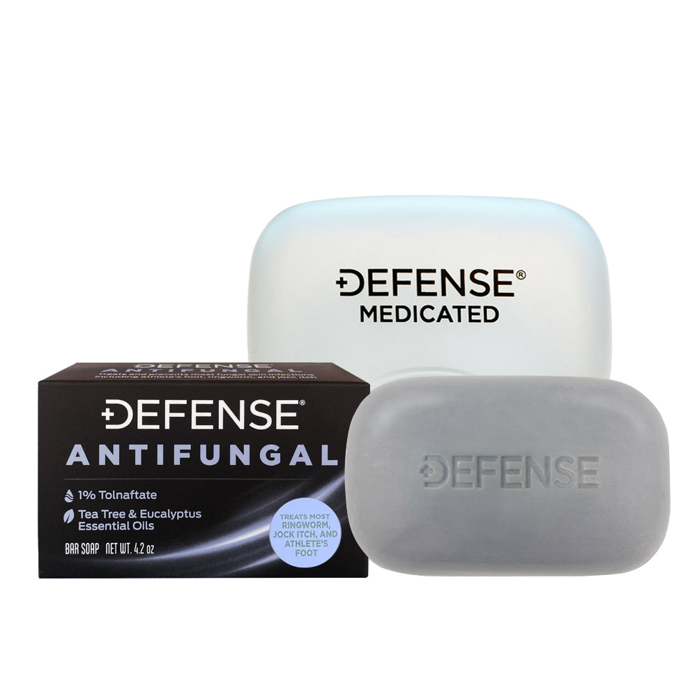 Defense Soap - Medicated Antifungal Bar Soap with Case - The Fight Hub