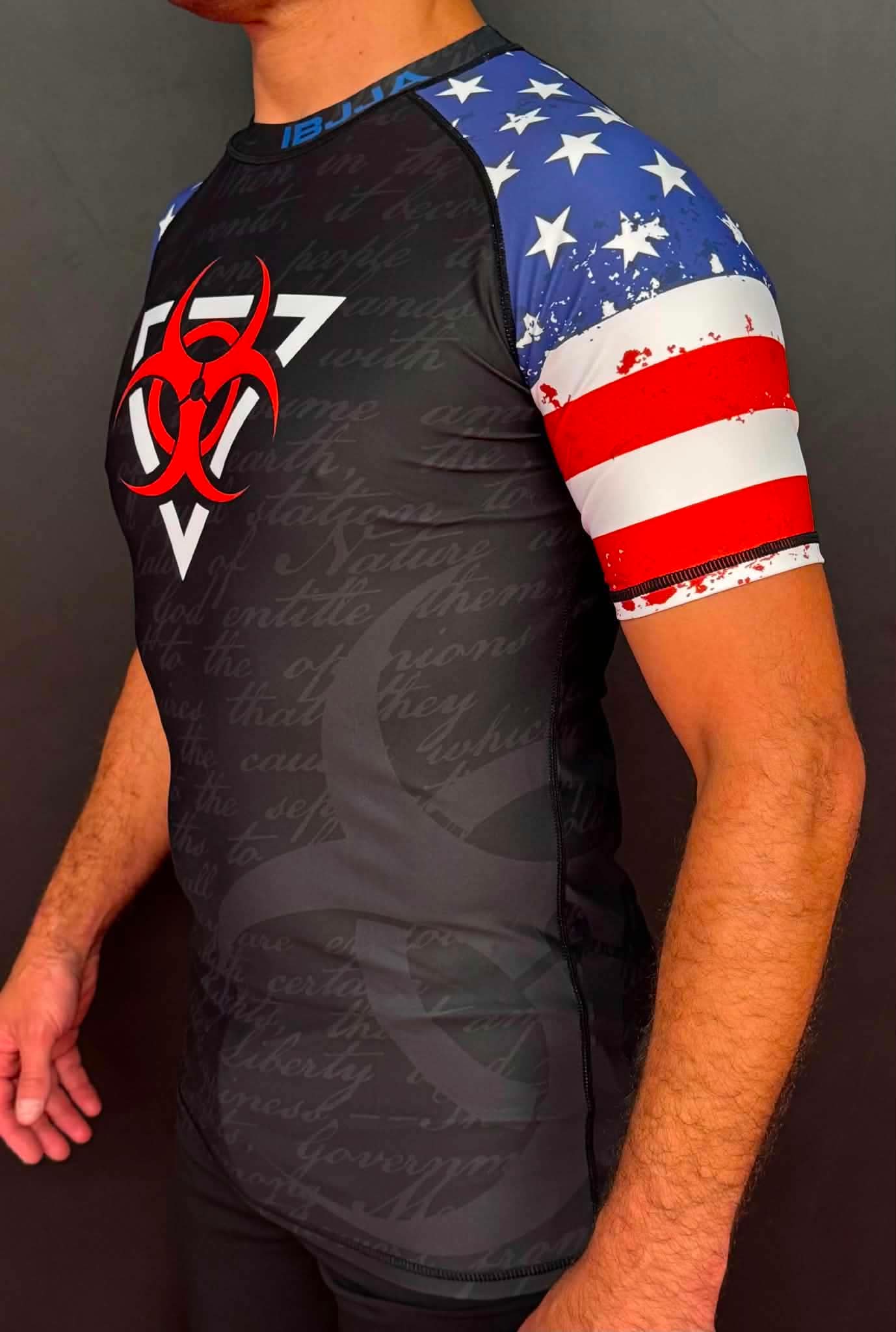 IBJJA Declaration of Independence 250th Anniversary Rashguard