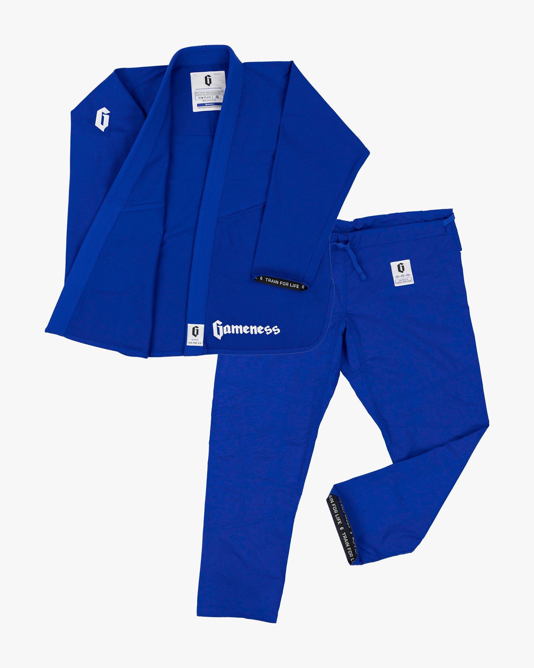 Gameness Mens Air Pro 3.0 BJJ Gi (Blue) - The Fight Hub