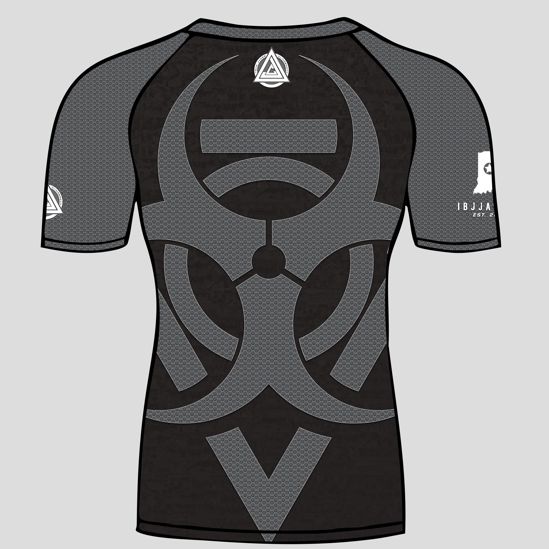 Gray/Yellow Ranked Rashguard (PRE-ORDER)
