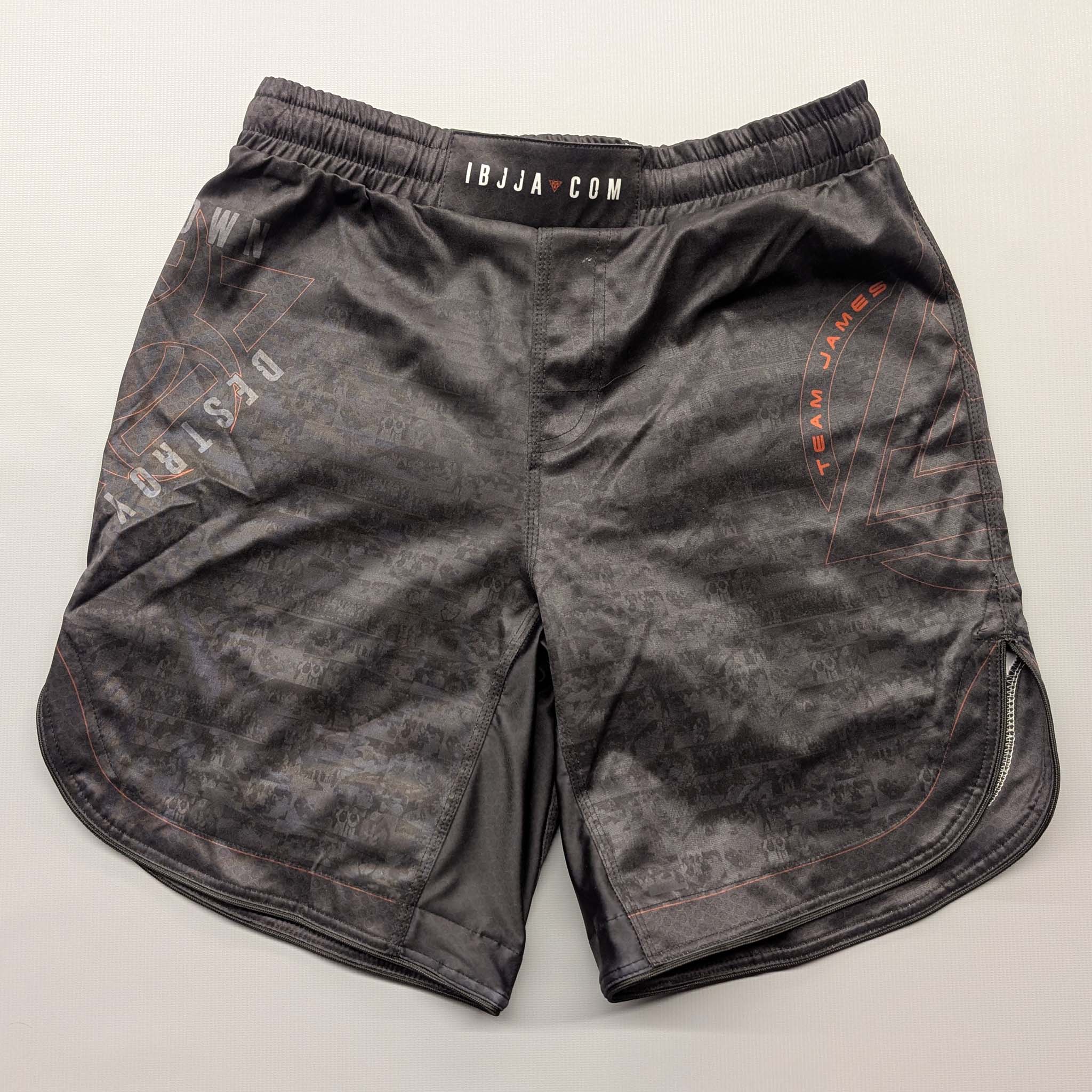 IBJJA Board Shorts - Ranked 2023 (Black) - The Fight Hub