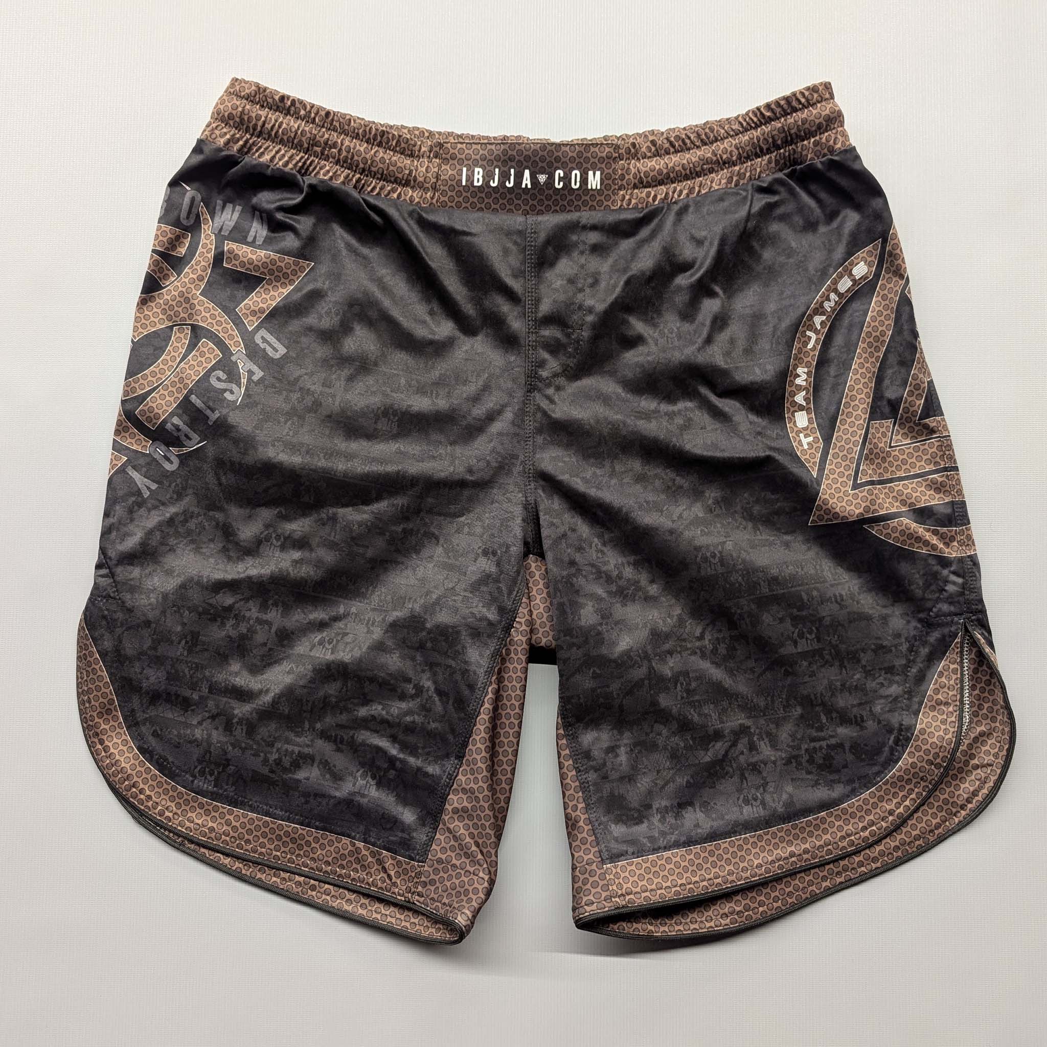 IBJJA Board Shorts - Ranked 2023 (Brown) - The Fight Hub