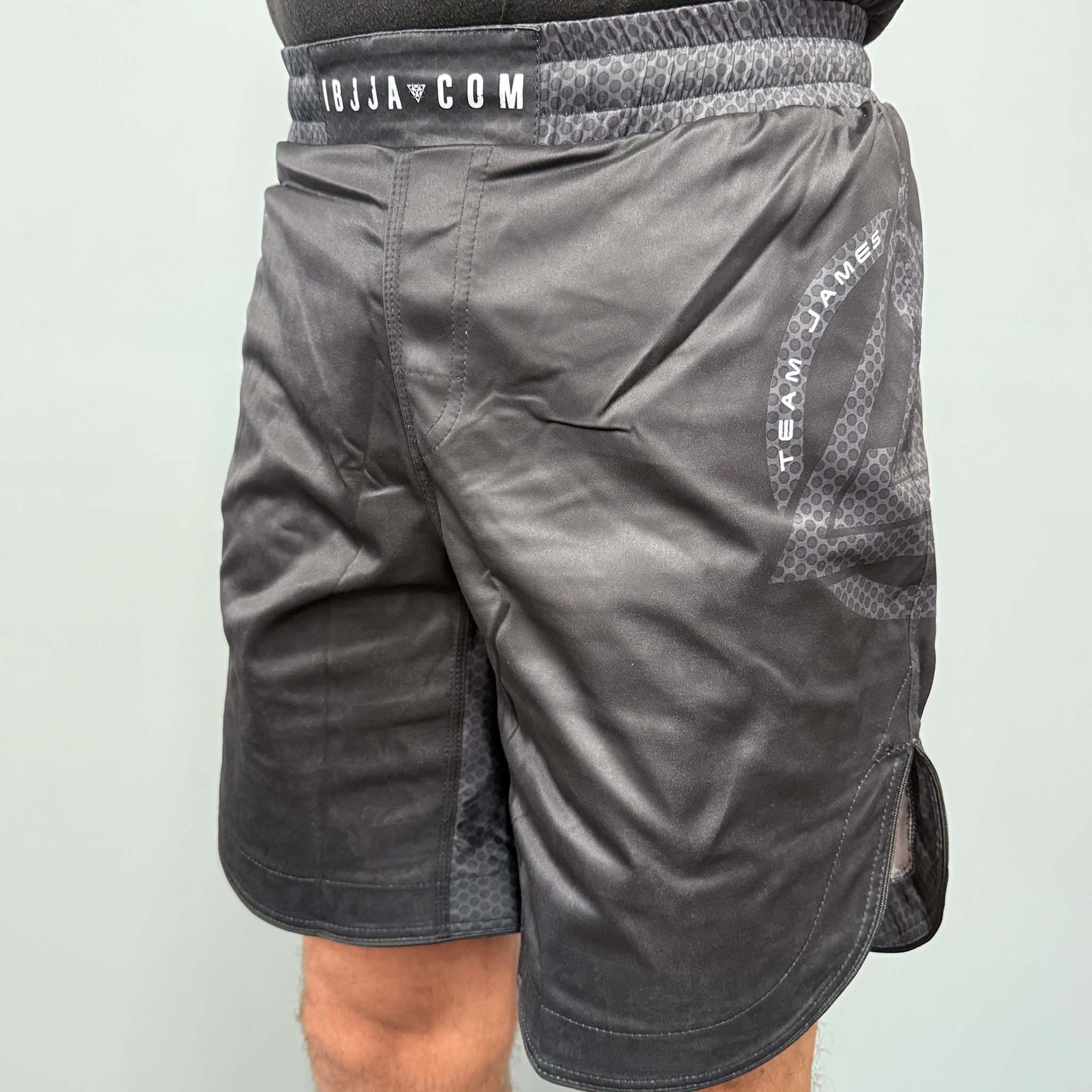 IBJJA Board Shorts - Ranked (Gray) - The Fight Hub