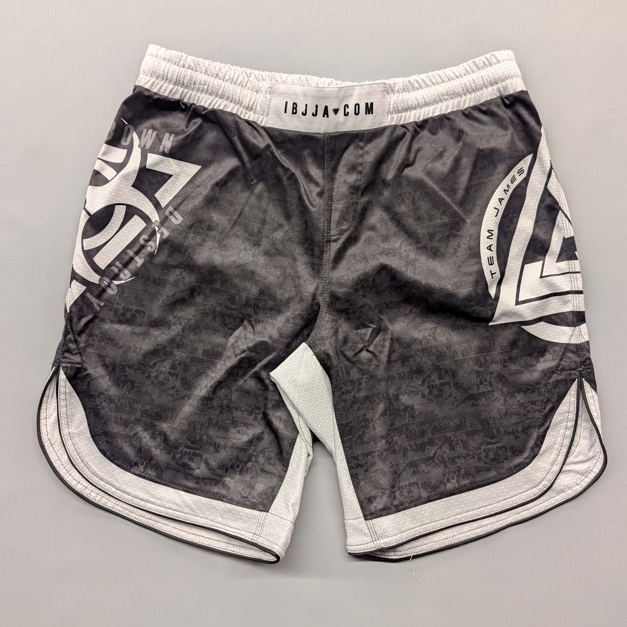 IBJJA Board Shorts - Ranked 2023 (White) - The Fight Hub