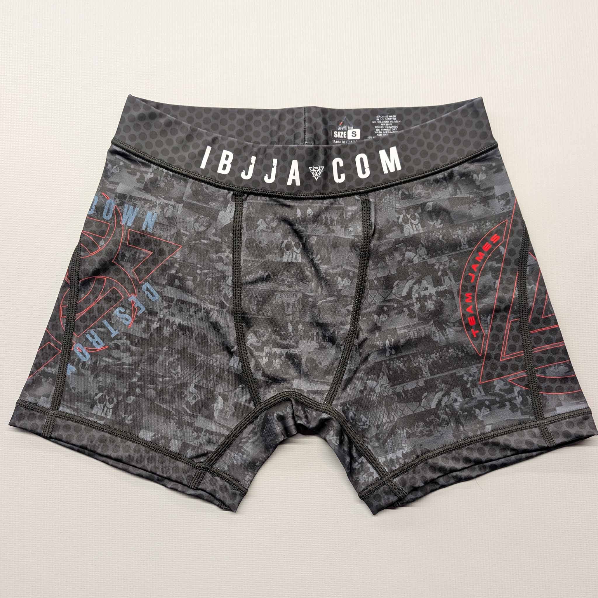 IBJJA Compression Shorts - Black 2023 - The Fight Hub