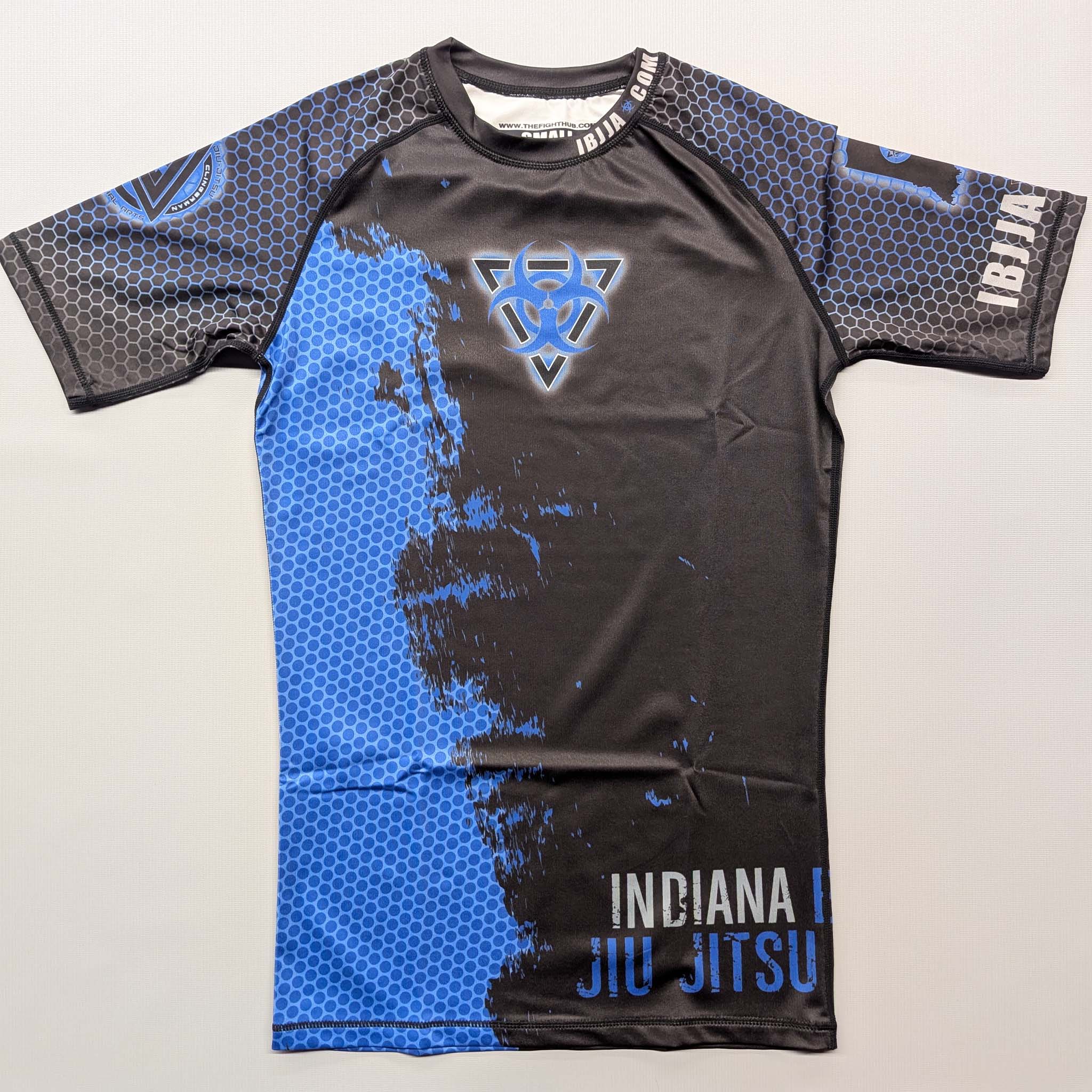 IBJJA Old Ranked Rashguards - 2019 (Blue) - The Fight Hub
