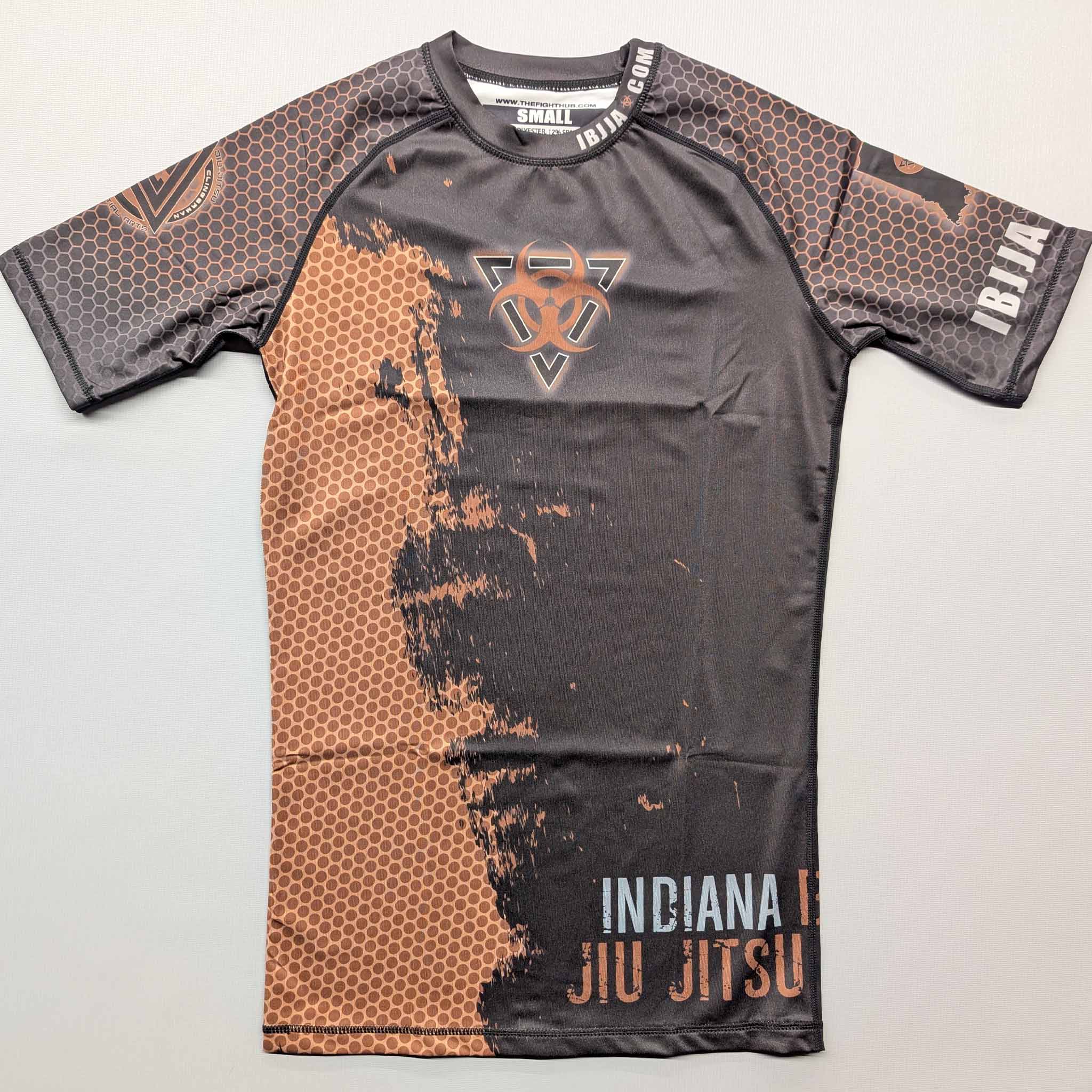 IBJJA Old Ranked Rashguards - 2019 (Brown) - The Fight Hub