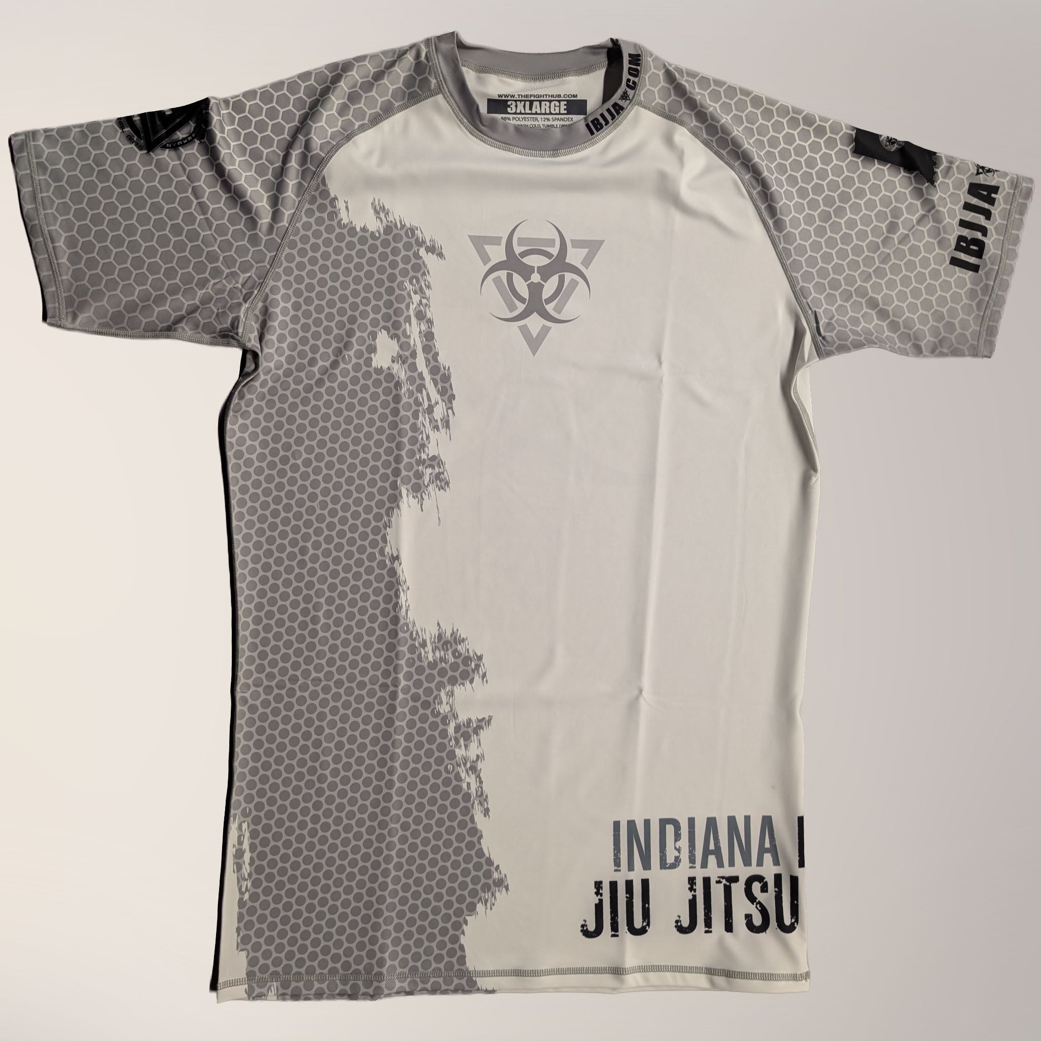 IBJJA Old Ranked Rashguards - 2019 (White) - The Fight Hub