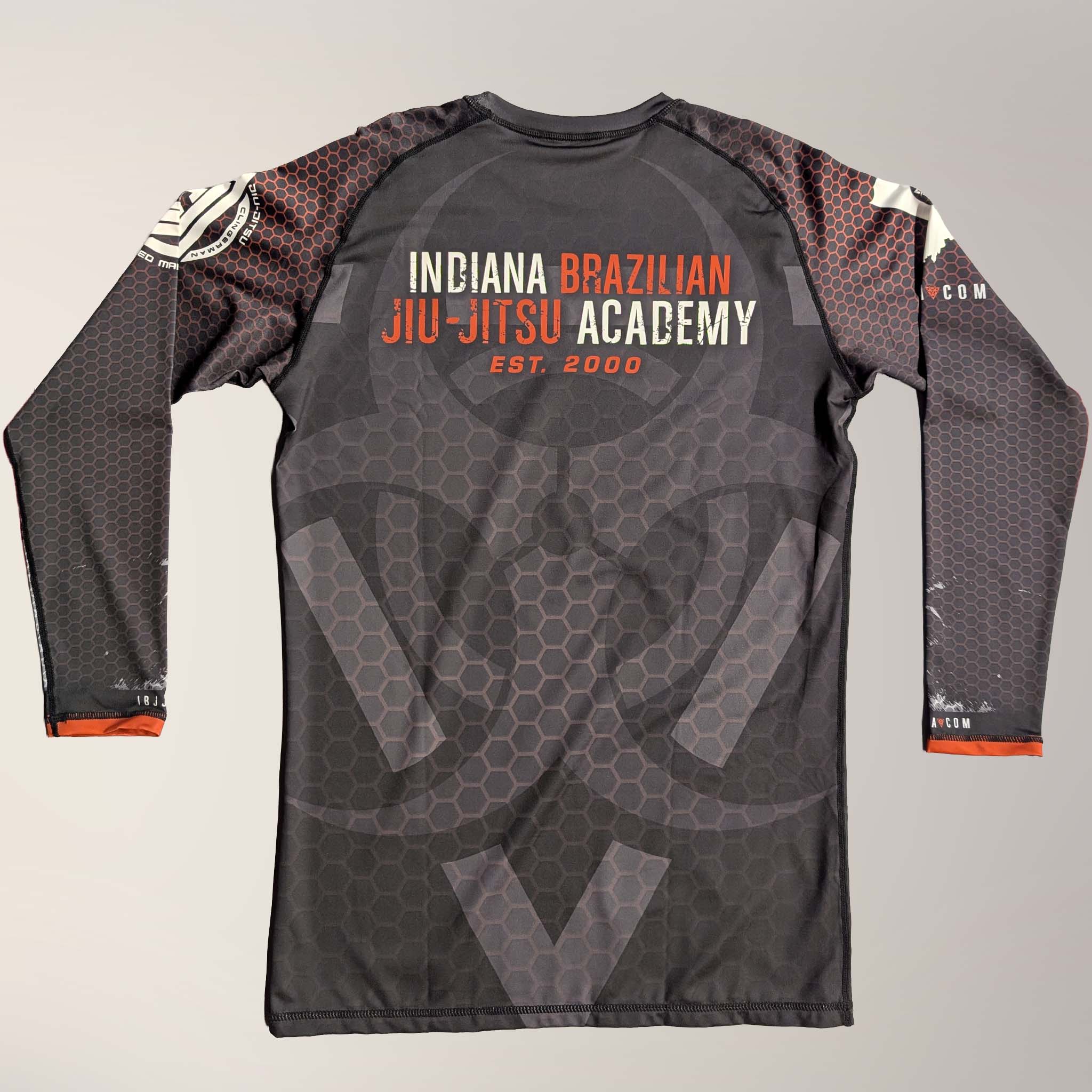 IBJJA Hex Rashguard - Long Sleeve - The Fight Hub