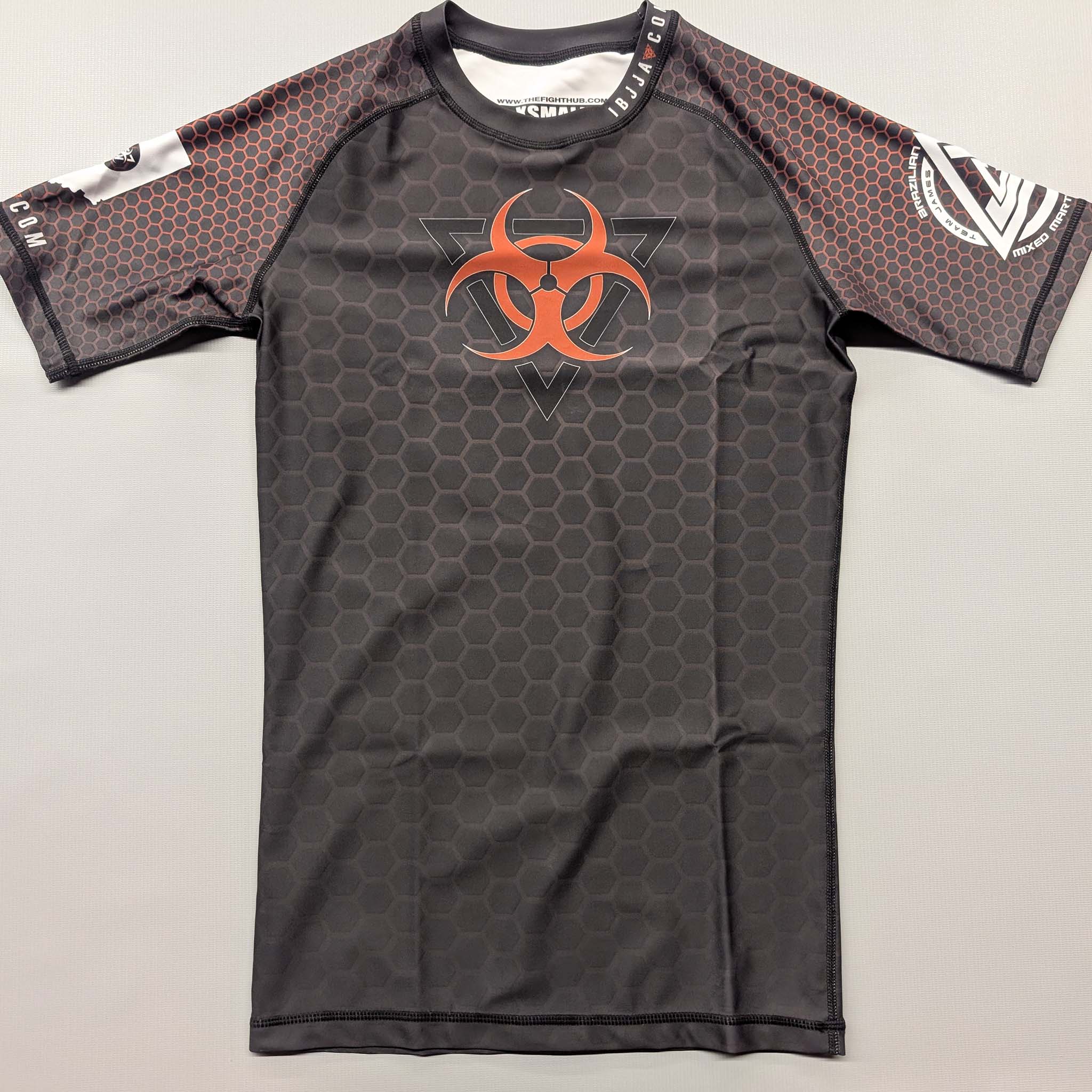 IBJJA Hex Rashguard - Short Sleeve - The Fight Hub