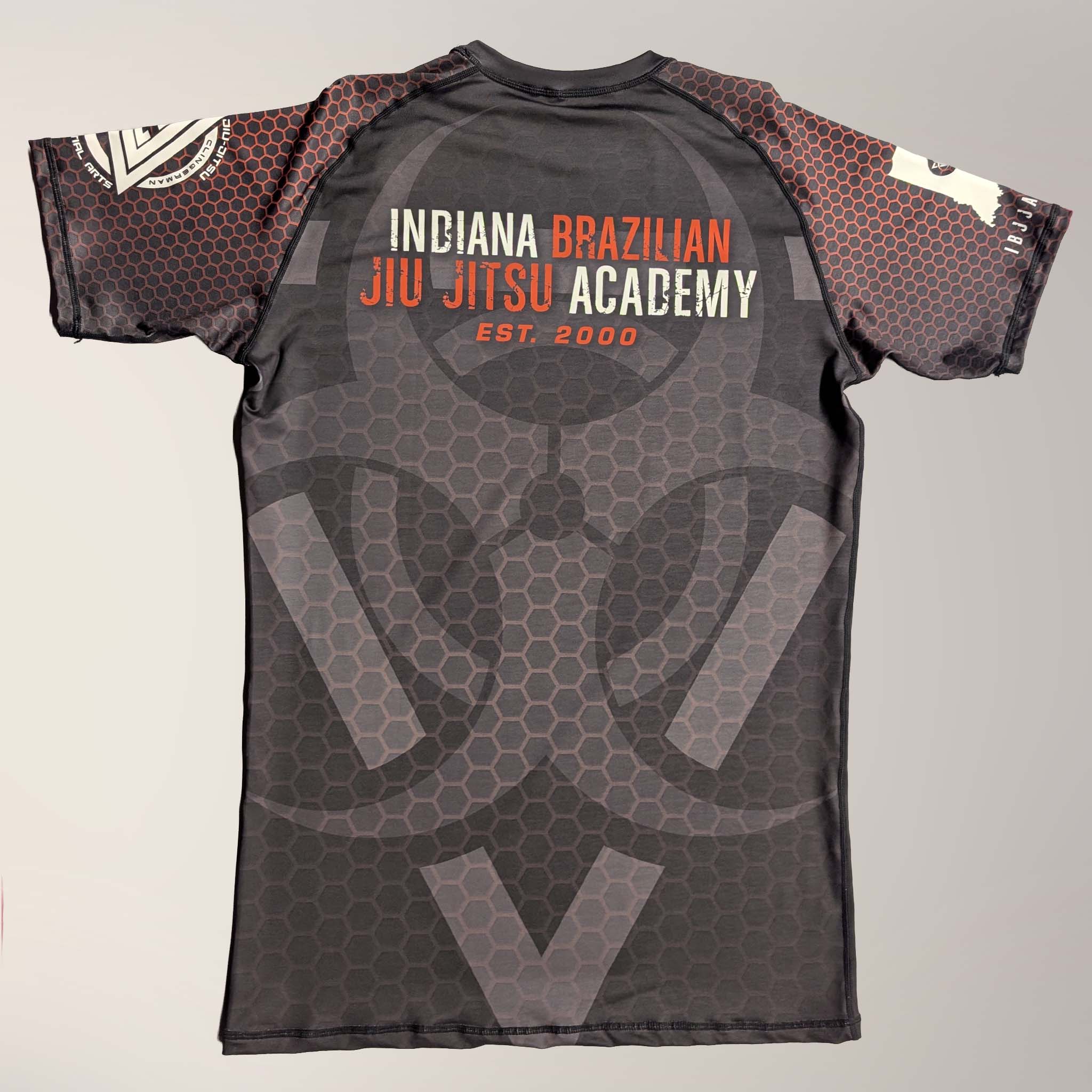 SALE - IBJJA Hex Rashguard - Short Sleeve - The Fight Hub