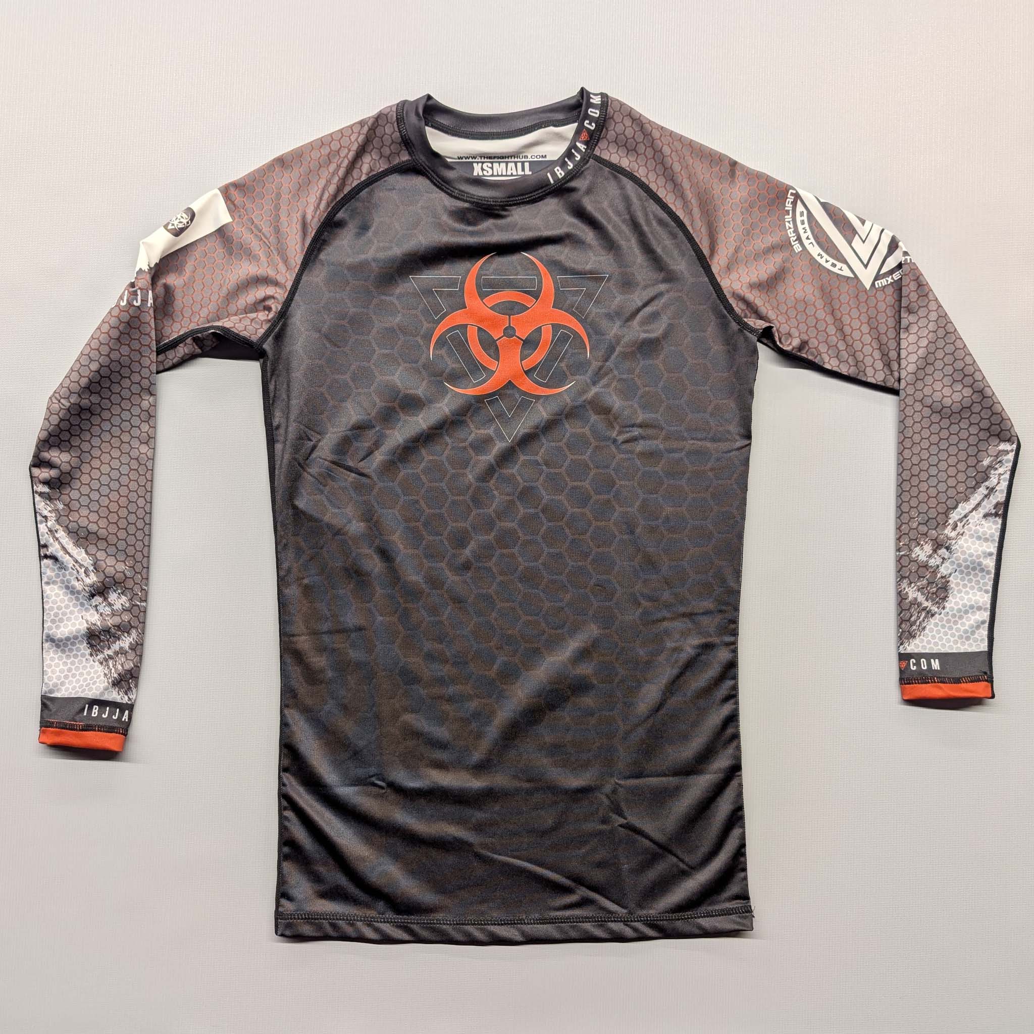 IBJJA Rashguard Hex - Long Sleeve - The Fight Hub