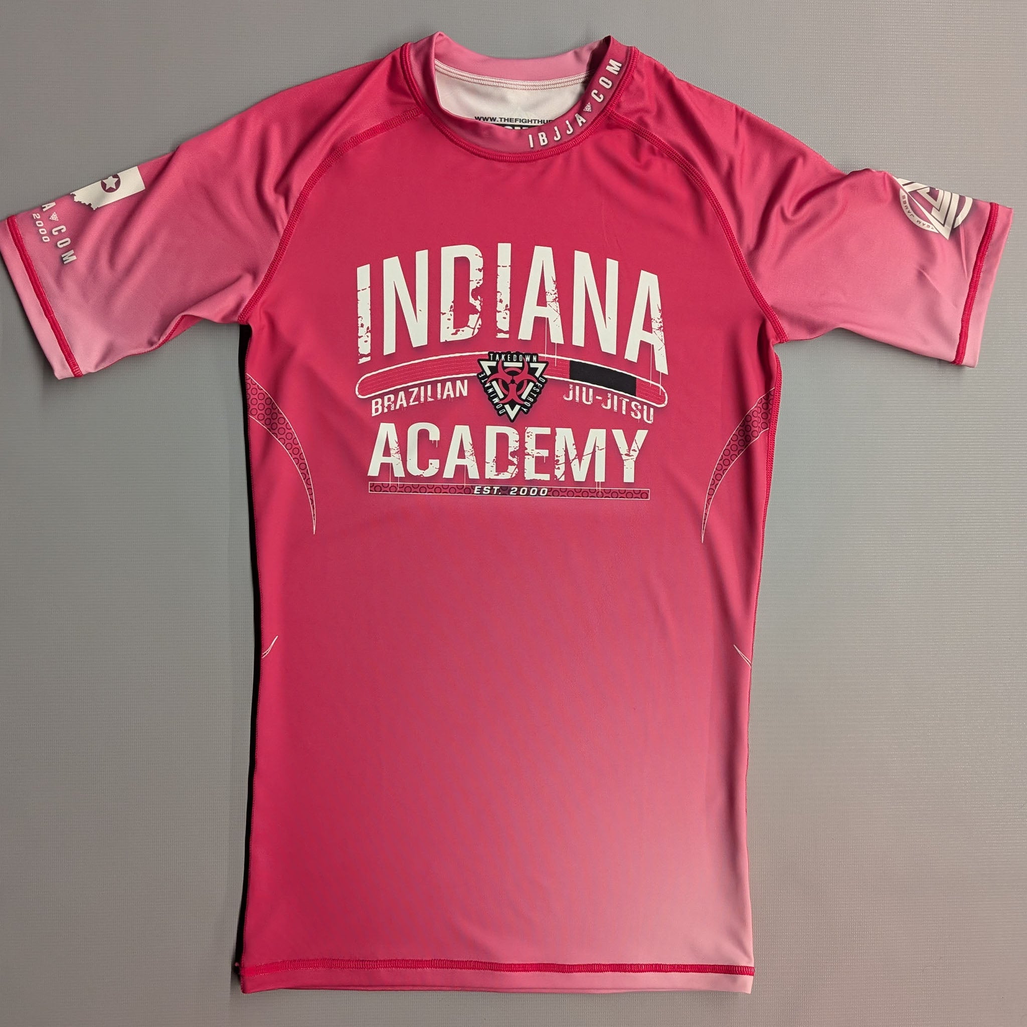 IBJJA OG Rashguard - Pink - The Fight Hub