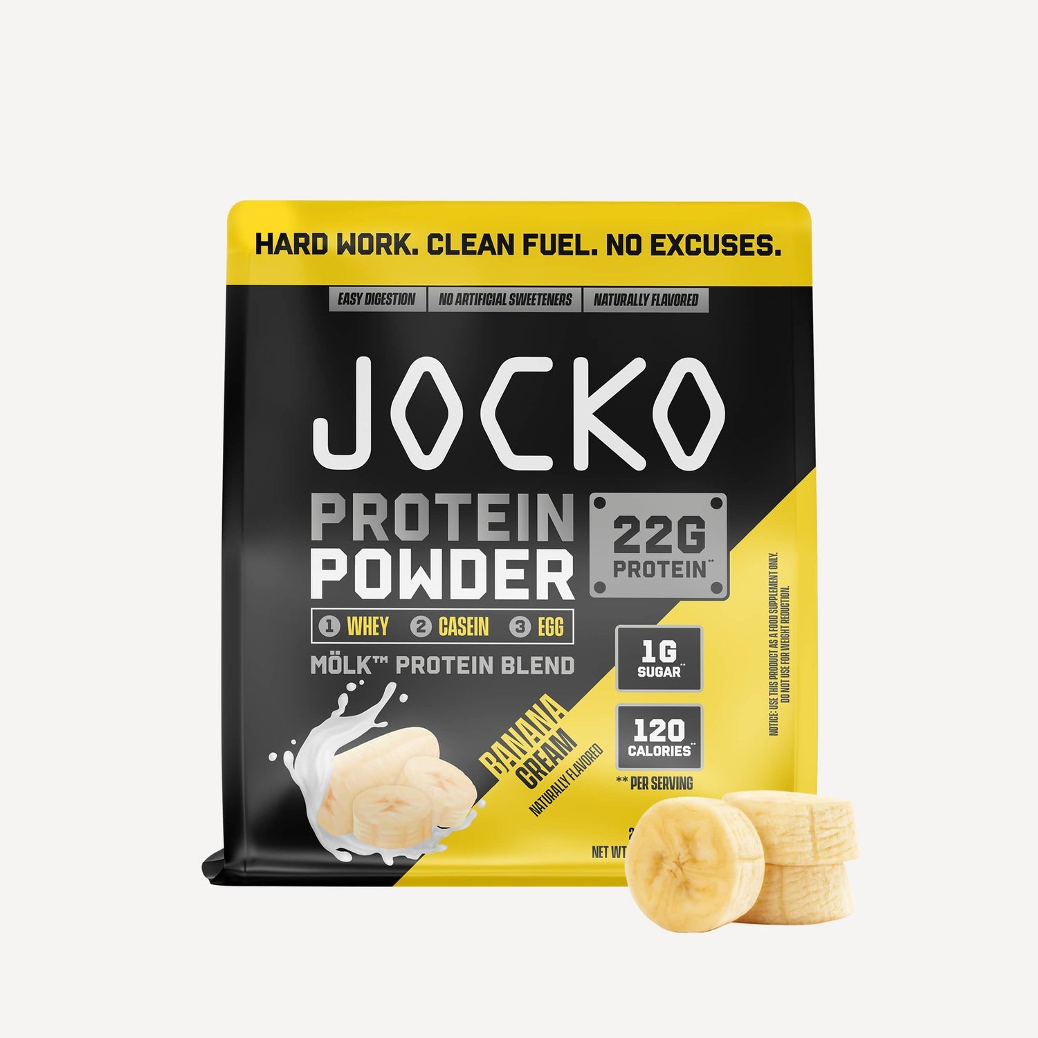 Jocko Fuel MÖLK Protein Powder - Banana Cream - The Fight Hub