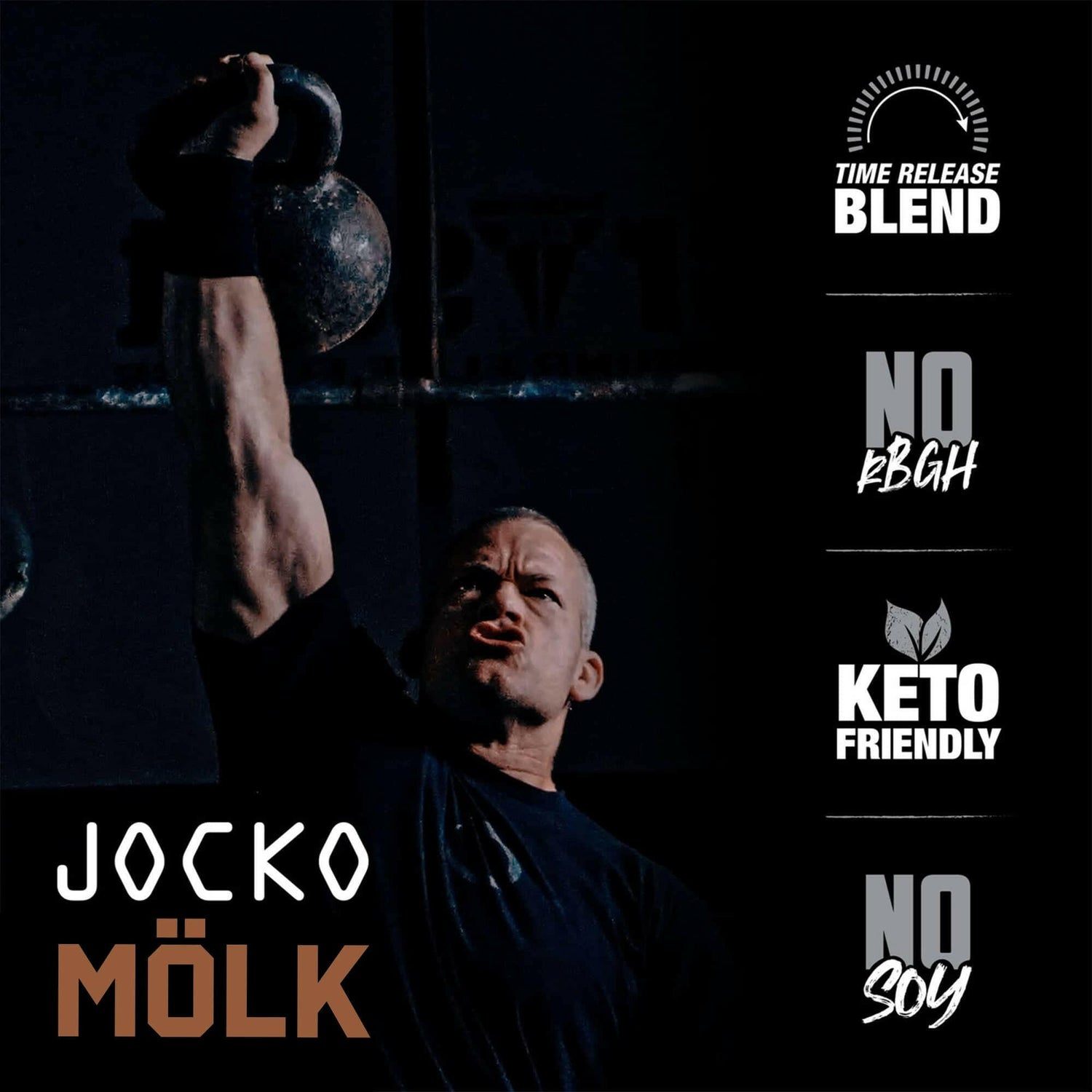 Jocko Fuel MÖLK Protein Powder - Chocolate Milkshake - The Fight Hub
