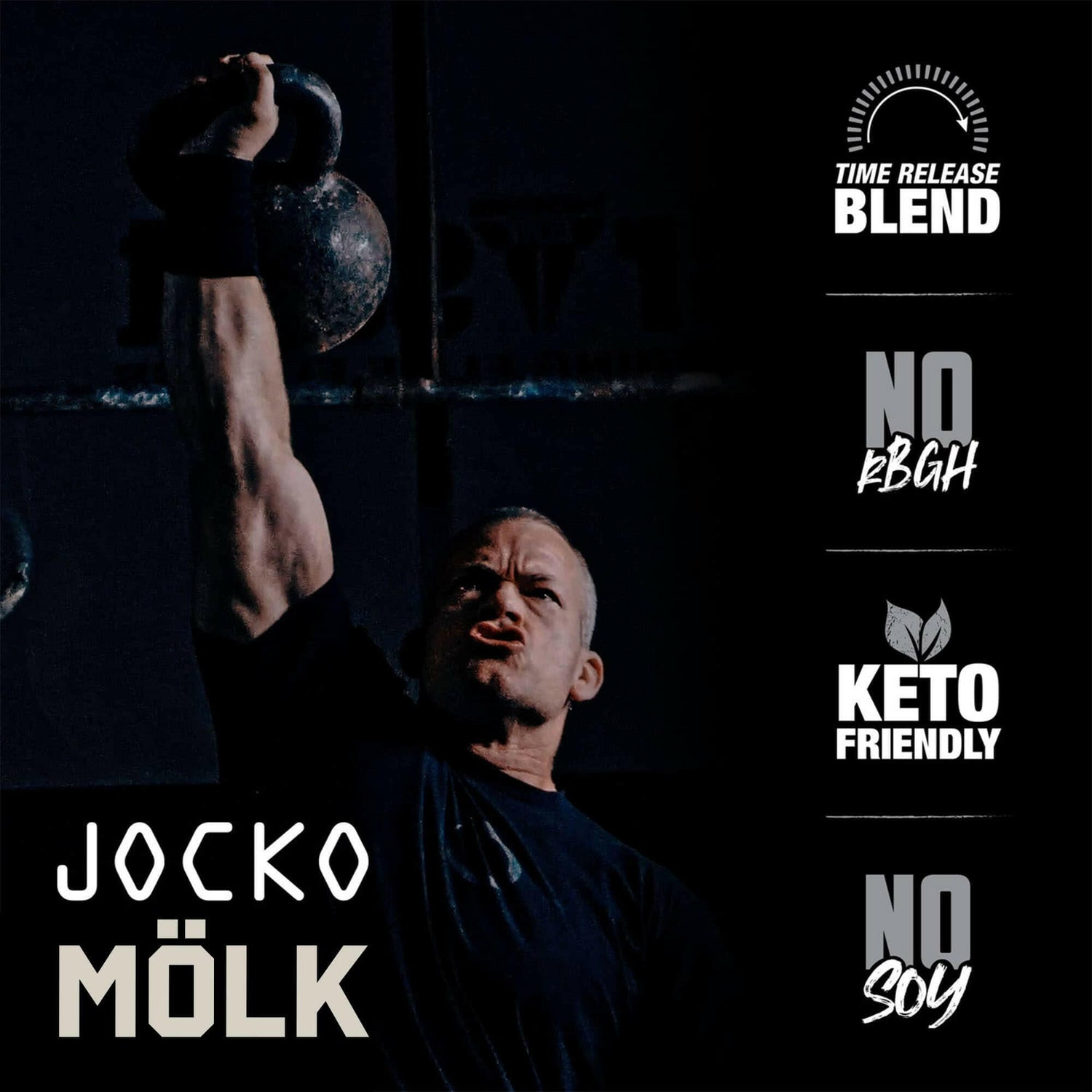 Jocko Fuel MÖLK Protein Powder - Cookies and Cream - The Fight Hub