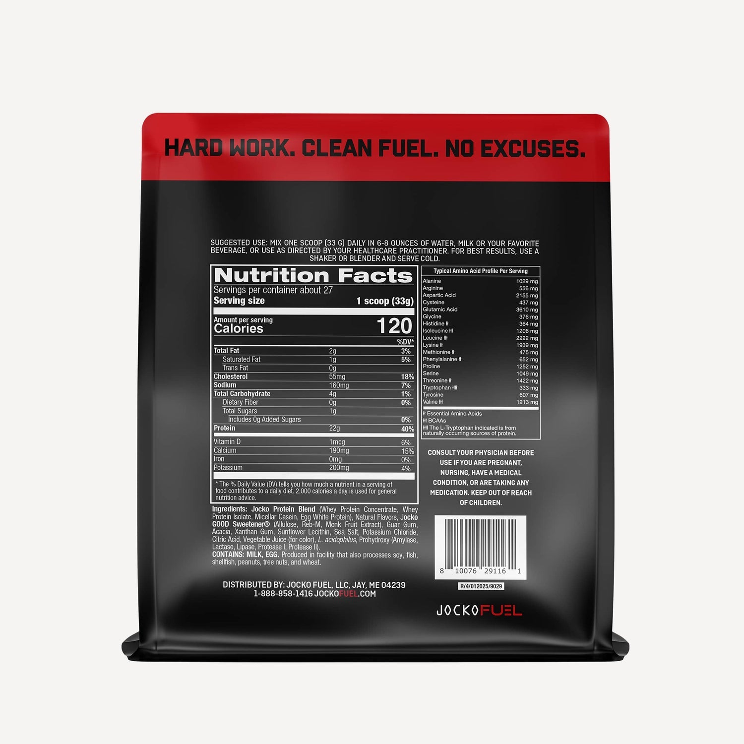 Jocko Fuel MÖLK Protein Powder - Strawberry Milkshake - The Fight Hub