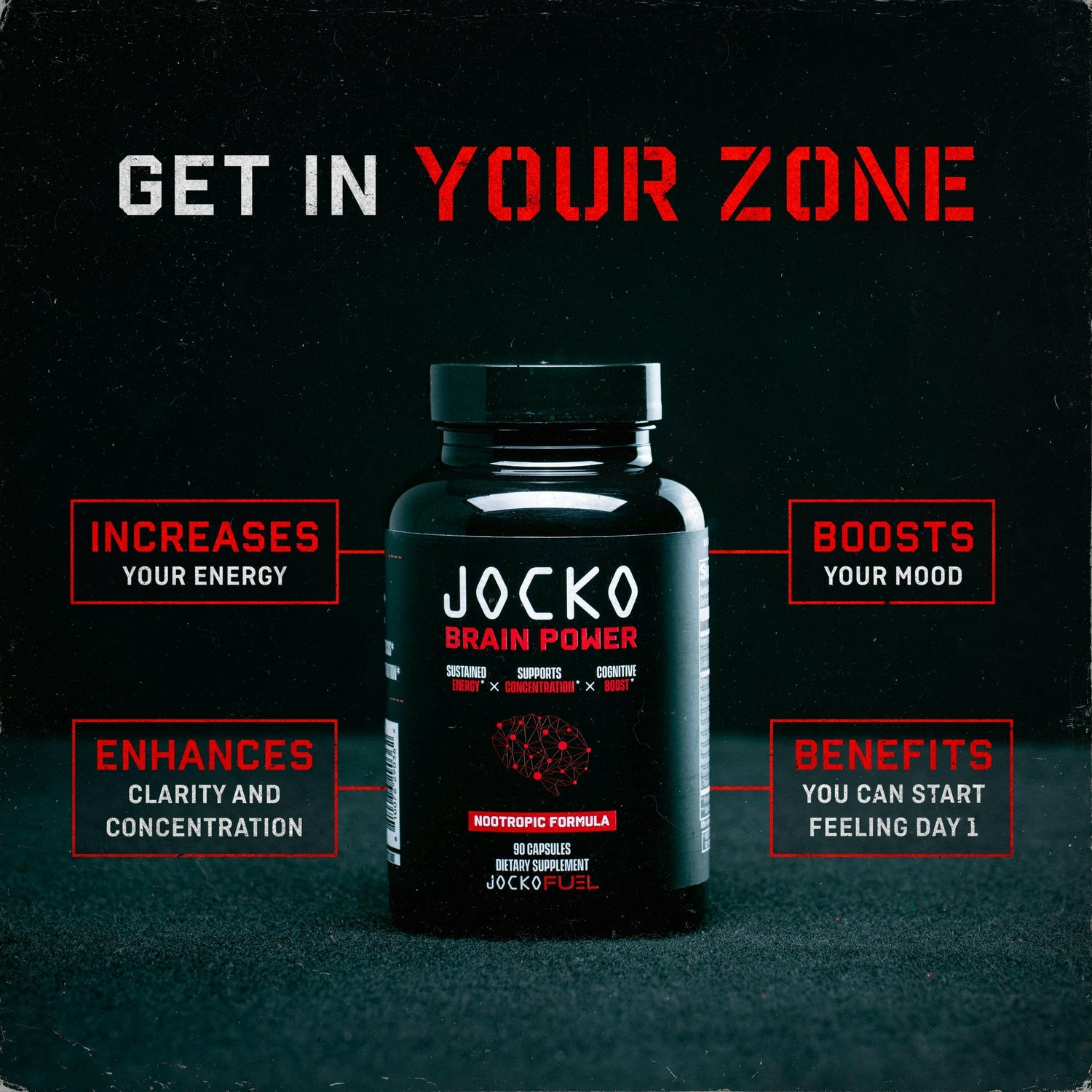 Jocko Fuel - Jocko Brain Power - The Fight Hub
