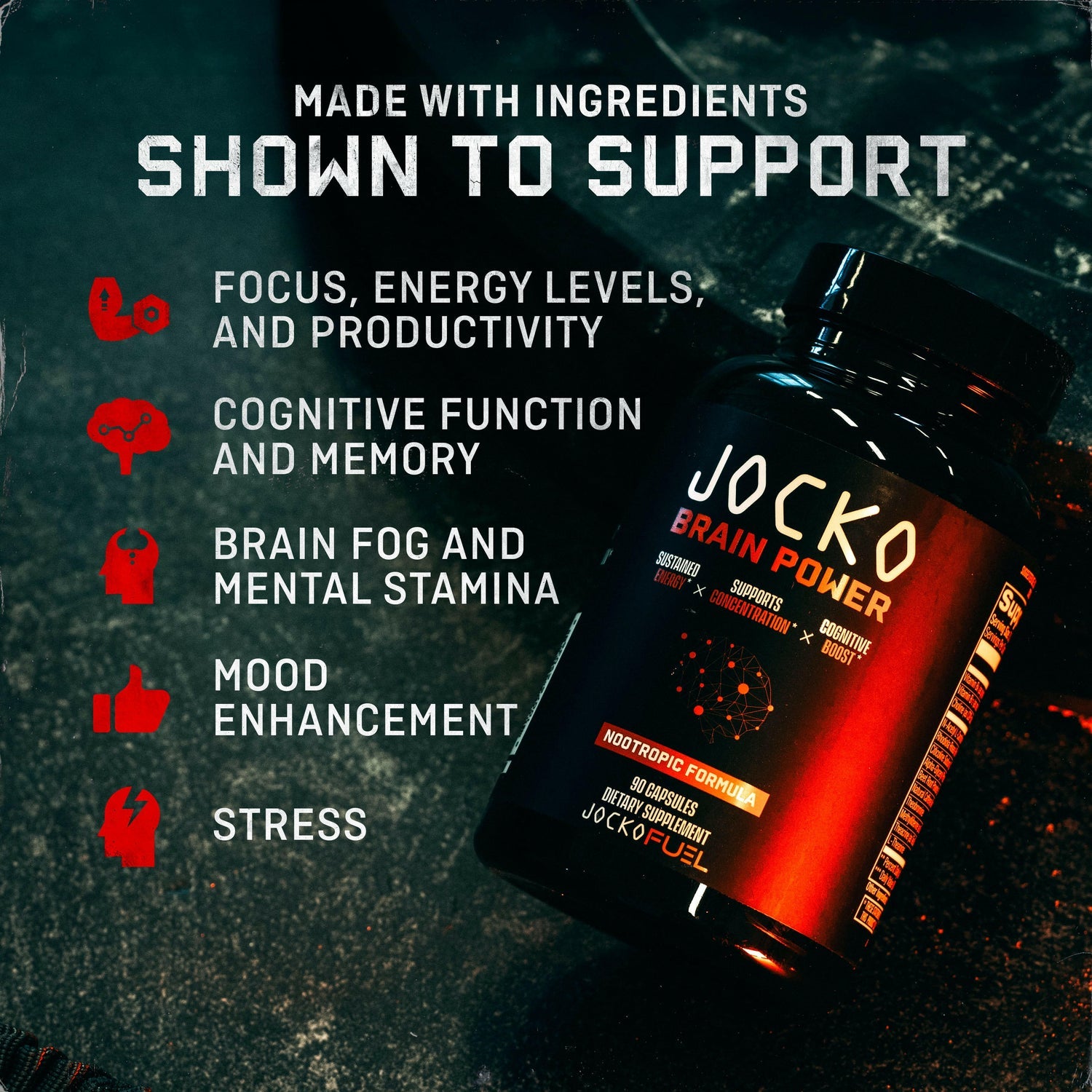 Jocko Fuel - Jocko Brain Power - The Fight Hub