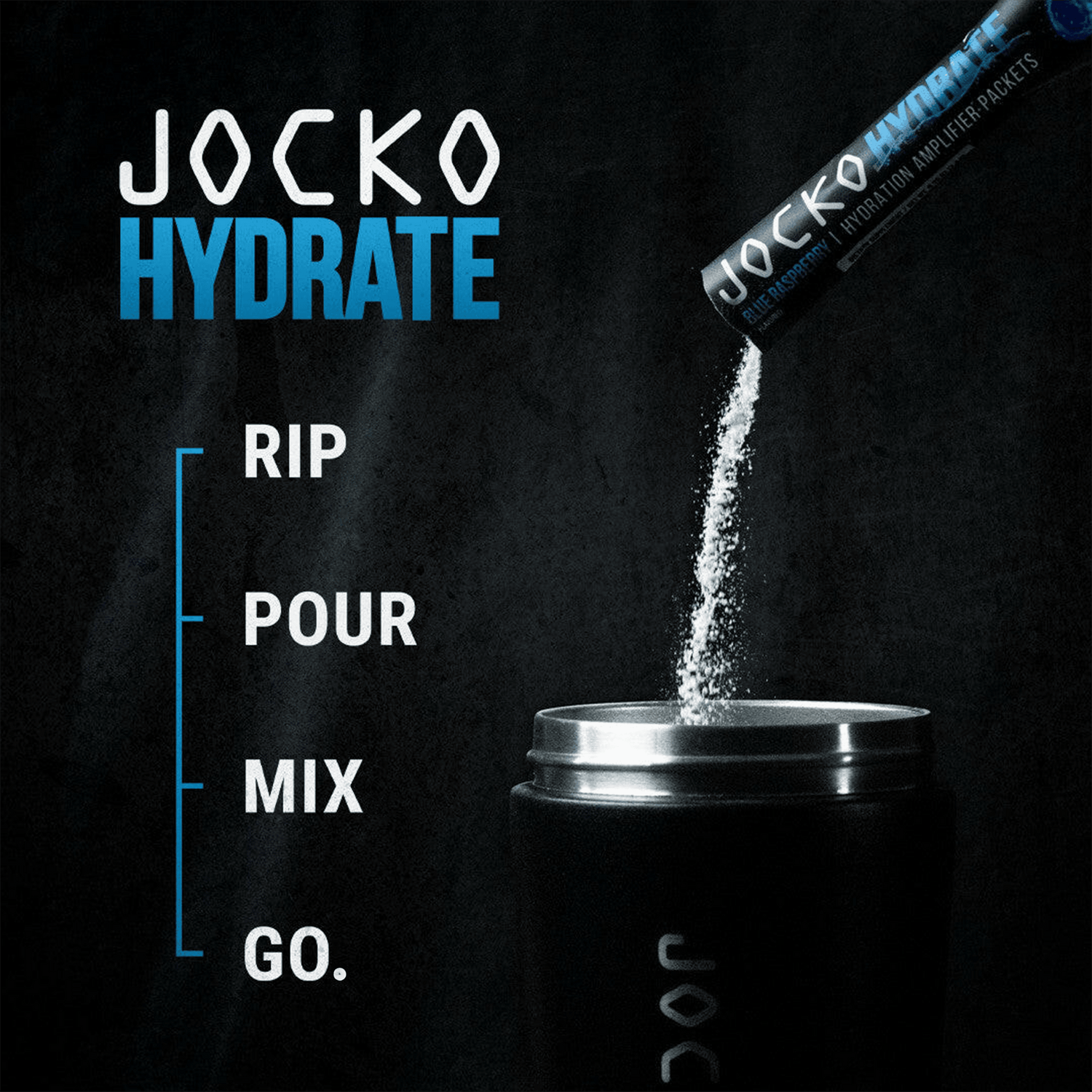 Jocko Fuel - Jocko Hydrate Sticks - Blue Raspberry - The Fight Hub