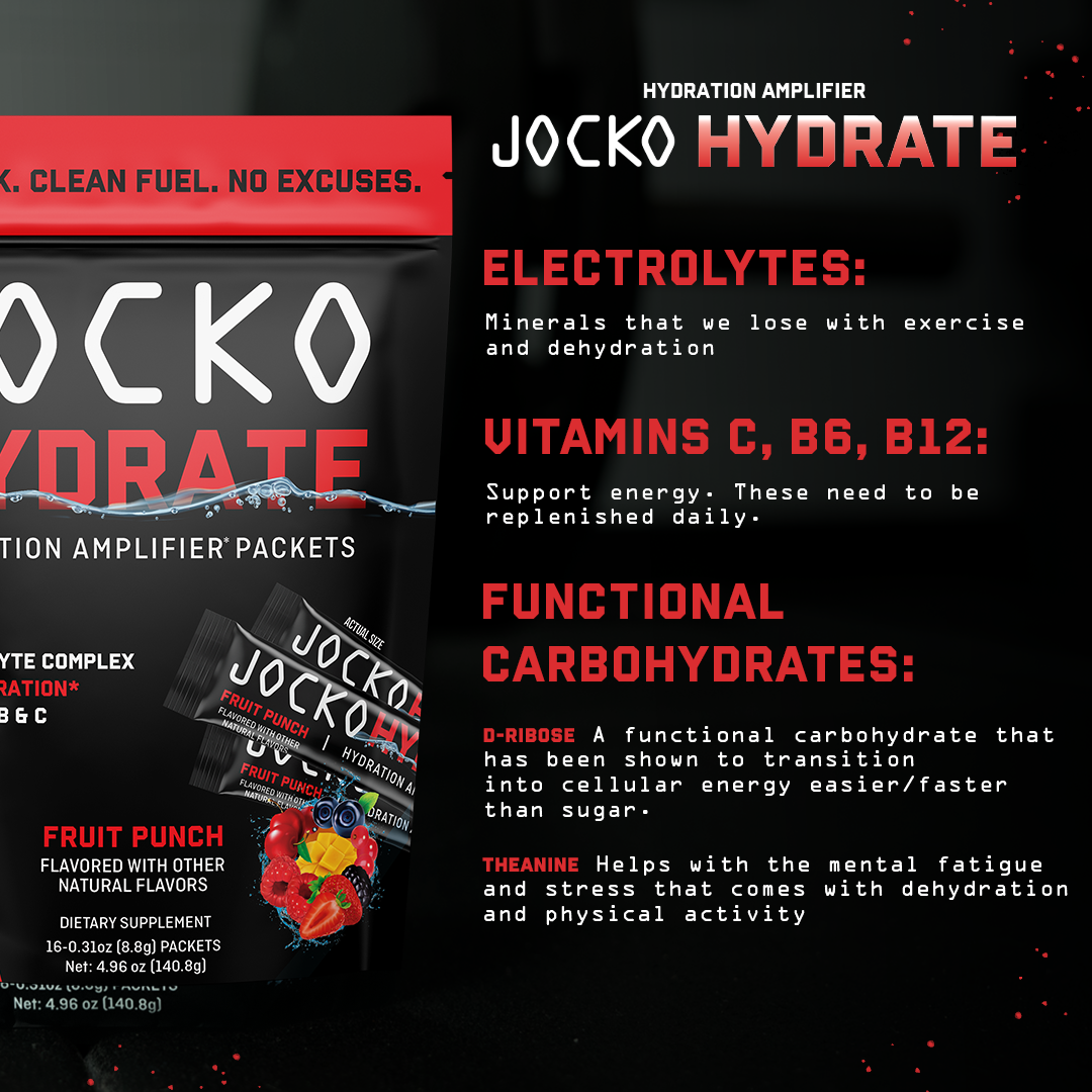 Jocko Fuel - Jocko Hydrate Sticks - Fruit Punch - The Fight Hub