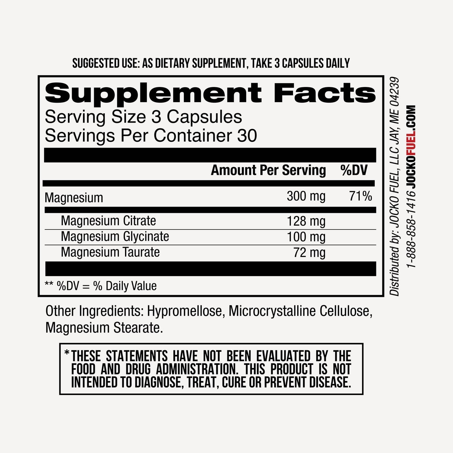 Jocko Fuel - Jocko Magnesium - The Fight Hub