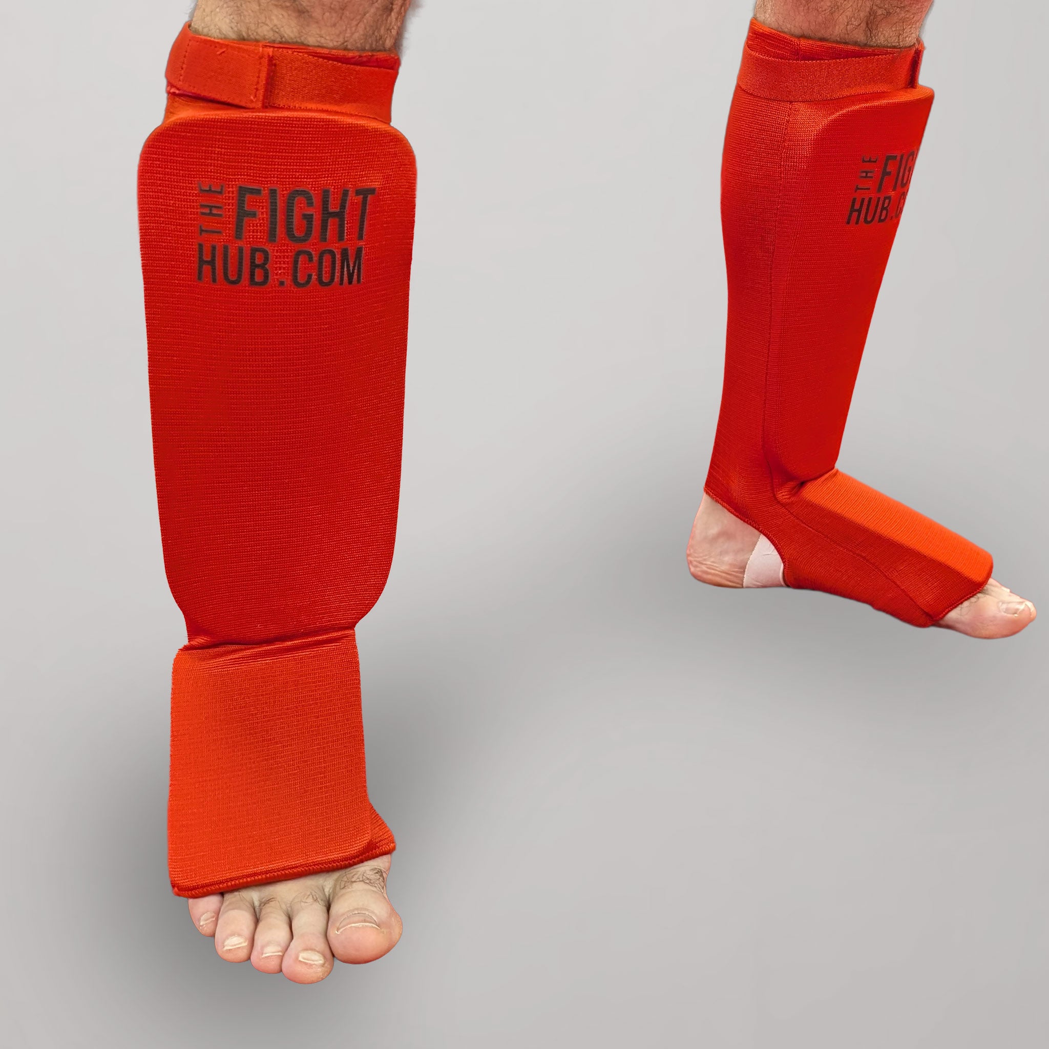 Slip-On Shin Guards (Red) – Kickboxing & MMA Training - The Fight Hub