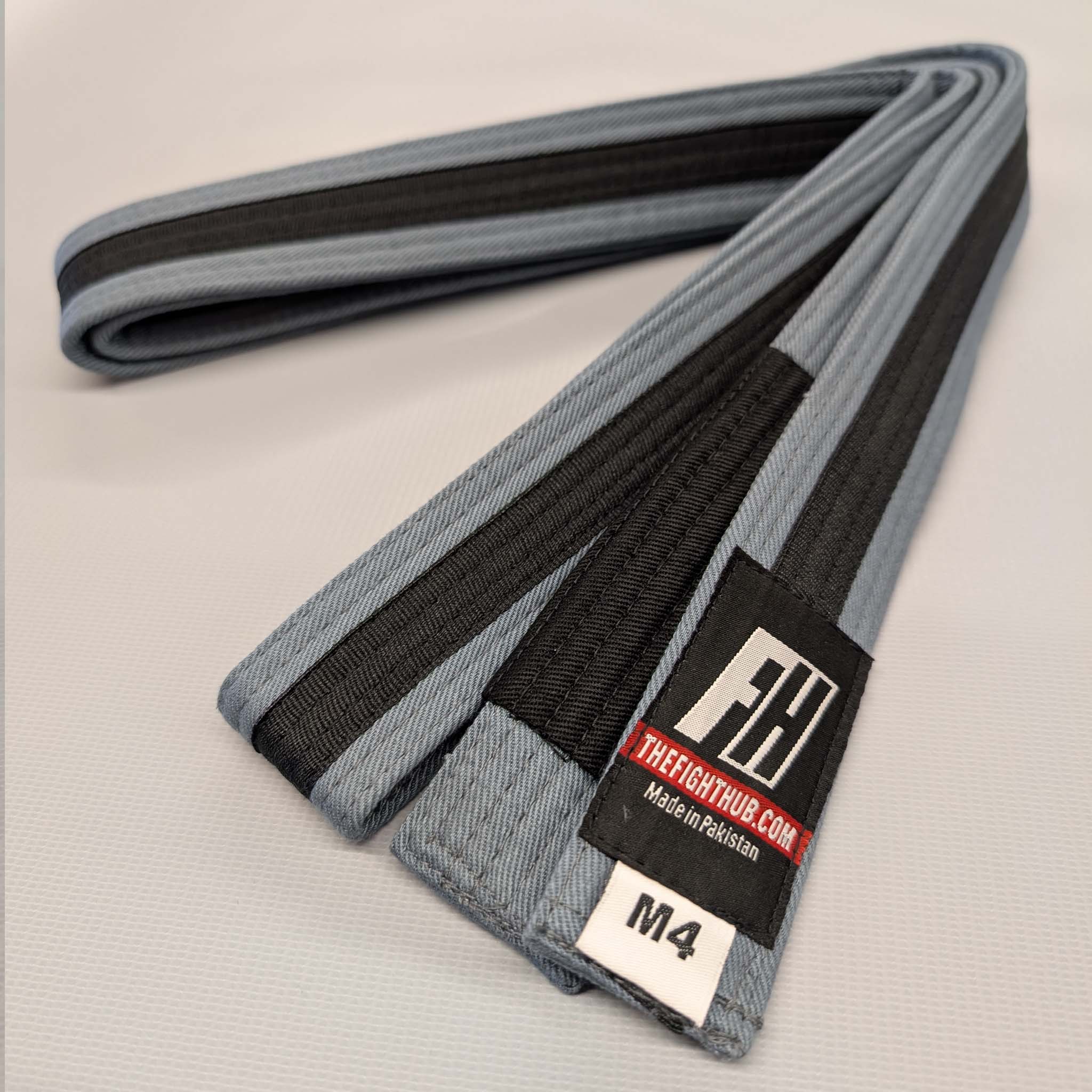 Kids' BJJ Belts (Gray/Black)