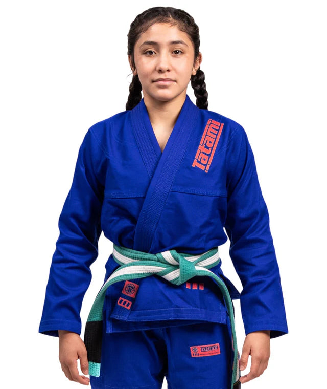 The Kids' Tatami Pro Series Gi (Blue & Wild Rose)