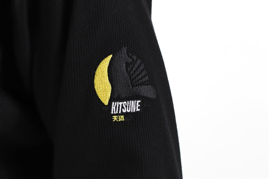 Kitsune "Bloom" BJJ Gi - Black - The Fight Hub
