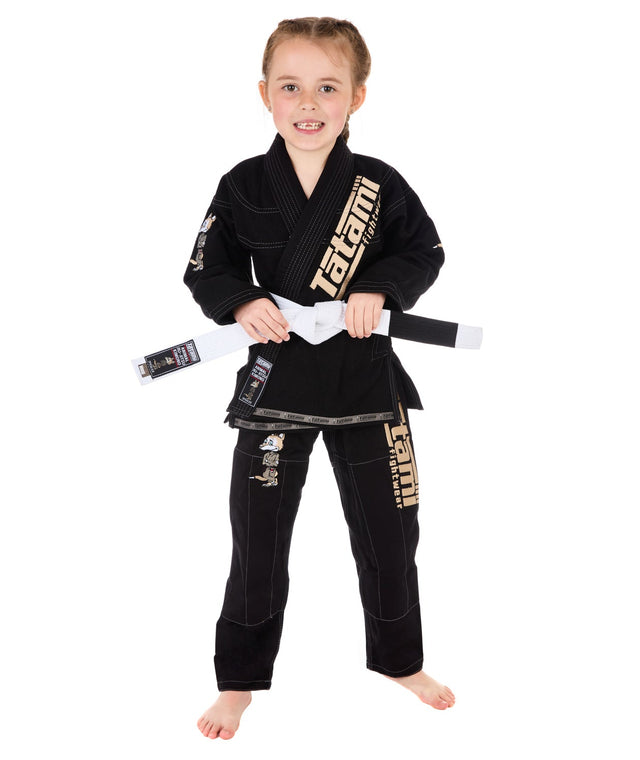 Fuji Meerkatsu Kids Animal BJJ Gi (Black) - The Fight Hub