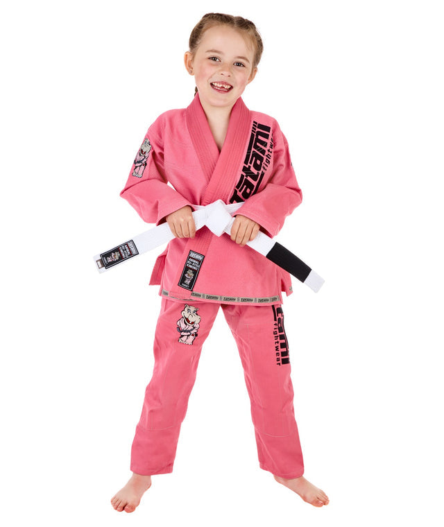 Tatami Meerkatsu Kids Animal BJJ Gi (Pink)