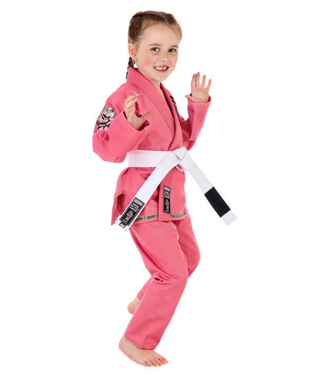 Tatami Meerkatsu Kids Animal BJJ Gi (Pink)