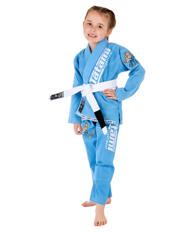 Tatami Meerkatsu Kids Animal BJJ Gi (Sky Blue)