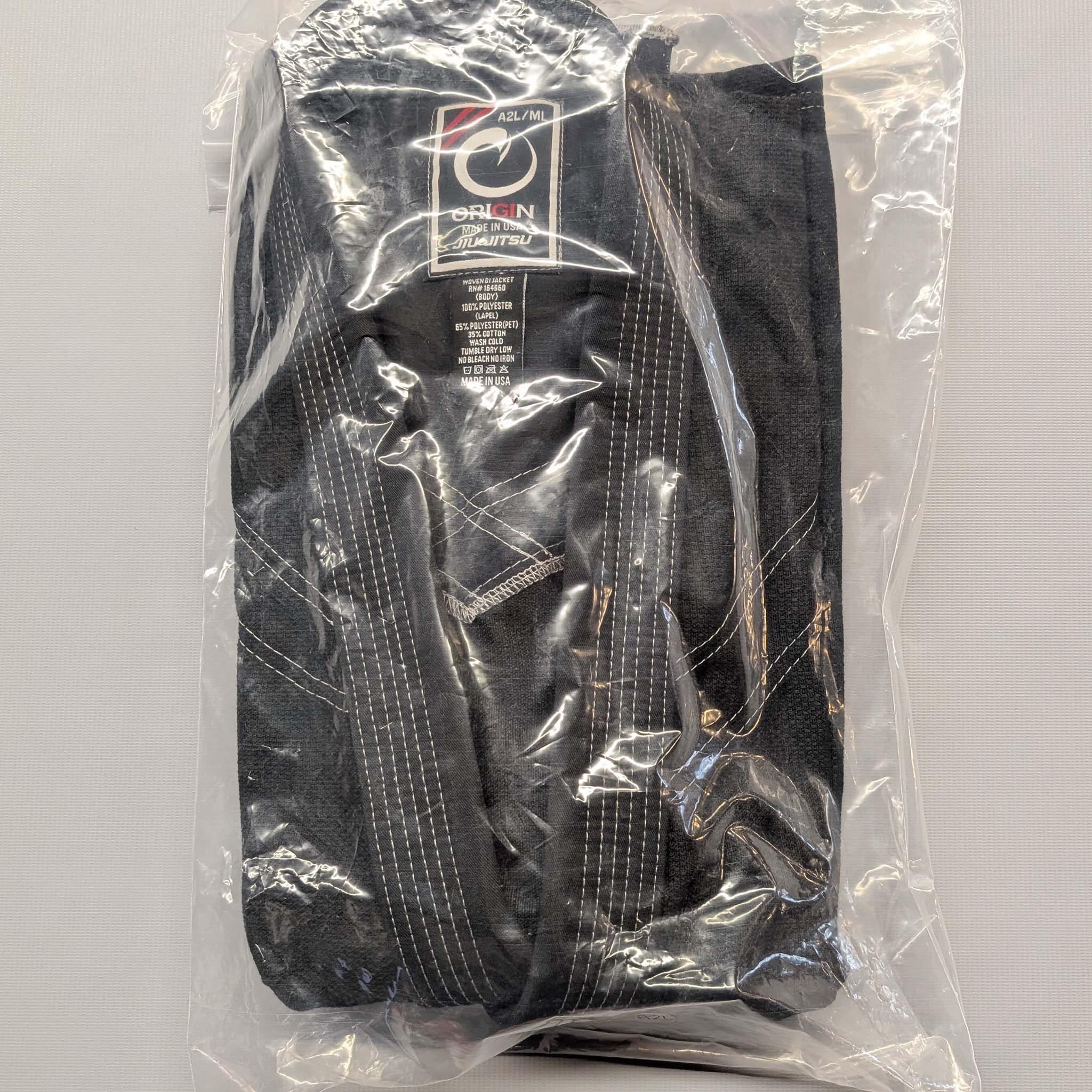 Origin Nano Comp BJJ Gi Jacket - Black - The Fight Hub