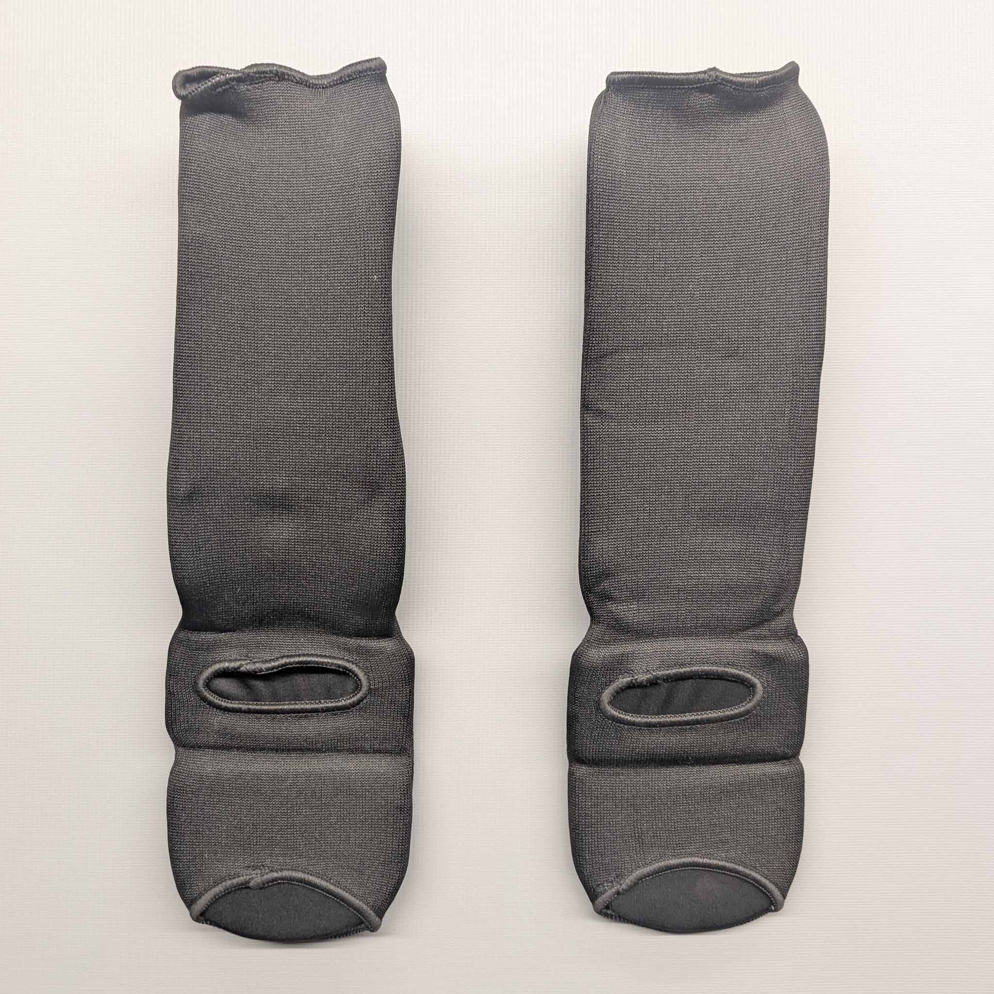 Ring To Cage Shin Guards - Black Slip-On - The Fight Hub