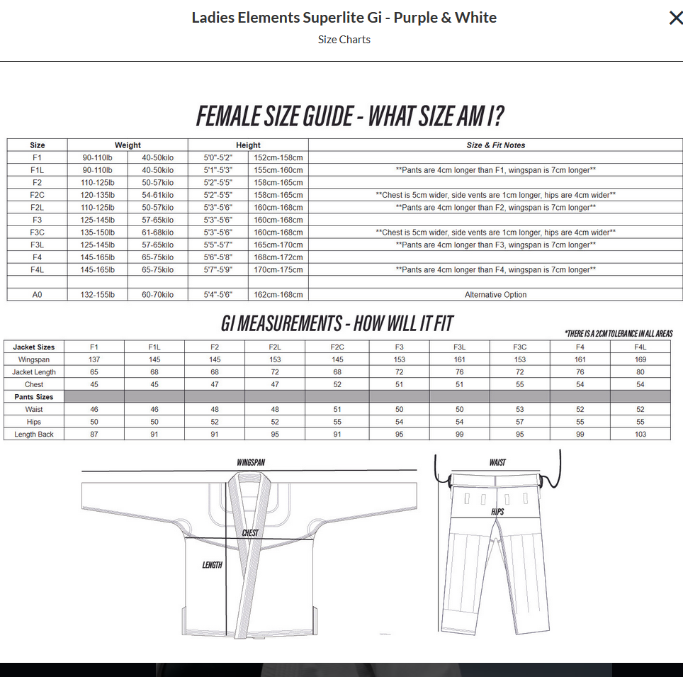 Tatami Elements Superlite BJJ Gi - Women (Purple & Black)
