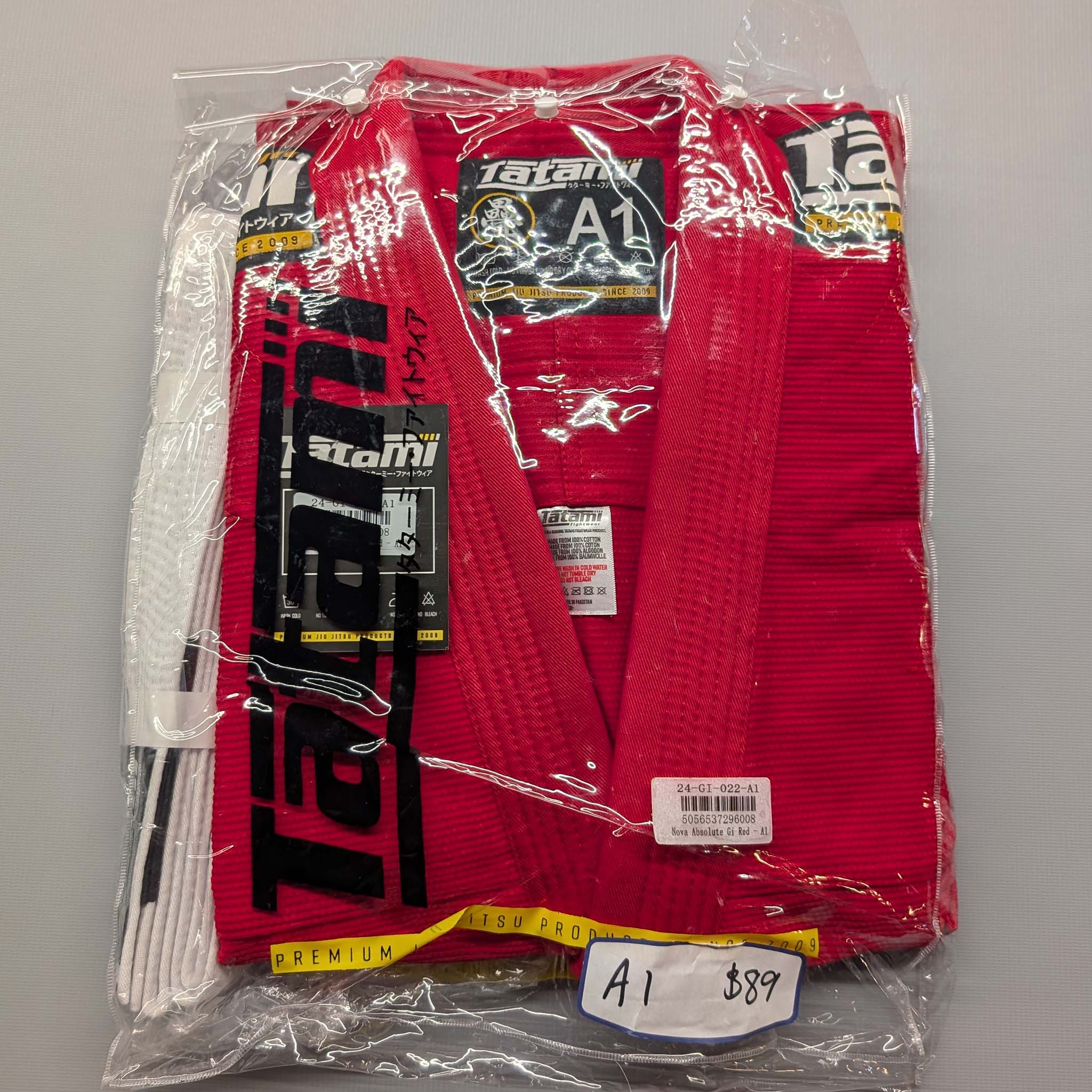 Tatami Absolute BJJ Gi - Red - The Fight Hub