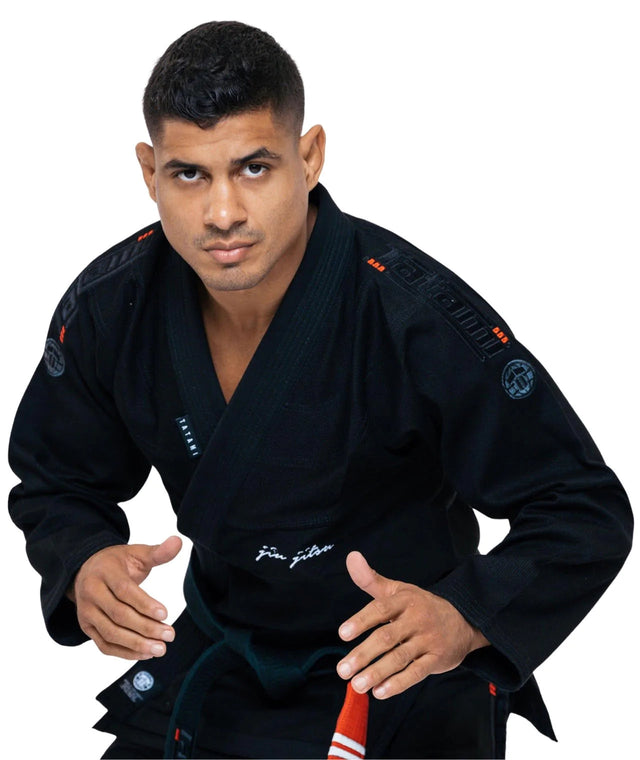 Tatami Elements Superlite BJJ Gi - Adult (Black) - The Fight Hub