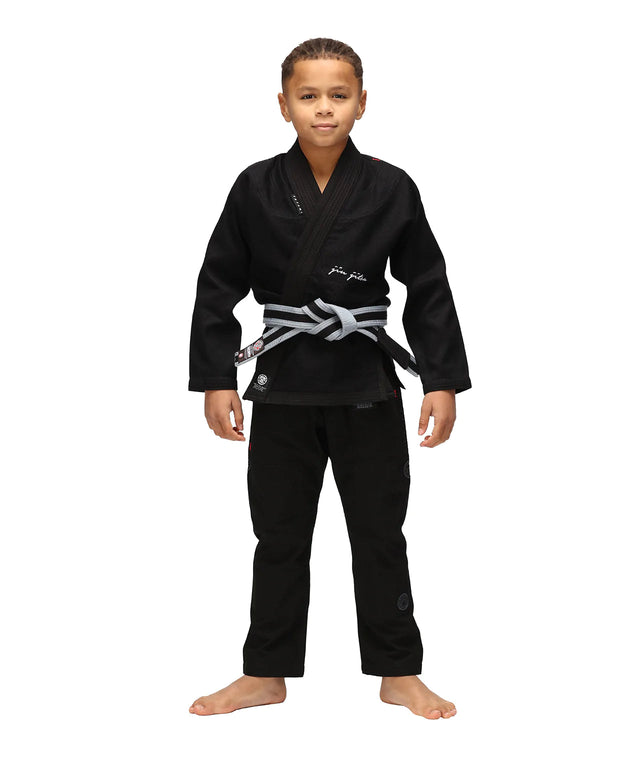 Tatami Elements Superlite BJJ Gi - Youth (Black) - The Fight Hub