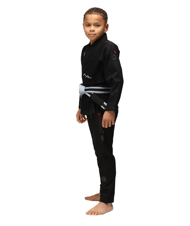 Tatami Elements Superlite BJJ Gi - Youth (Black) - The Fight Hub