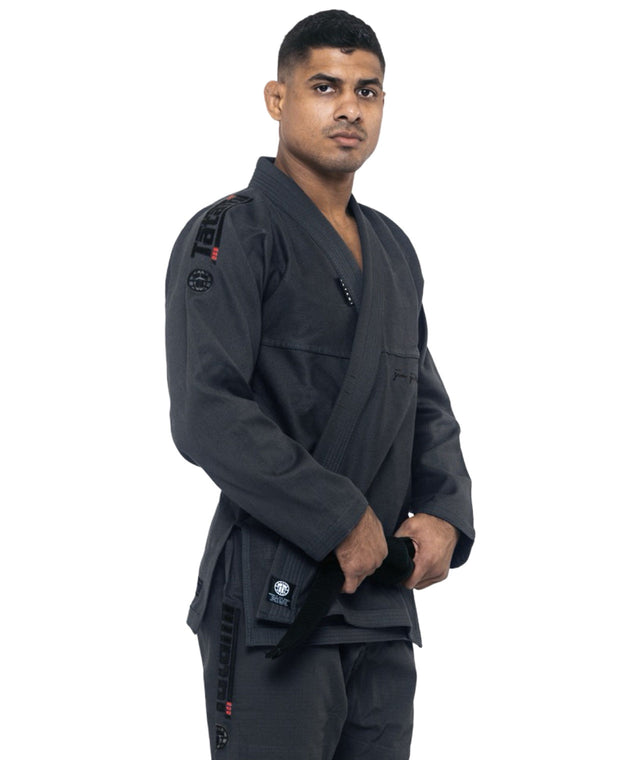 Tatami Elements Superlite BJJ Gi - Adult (Gunmetal) - The Fight Hub