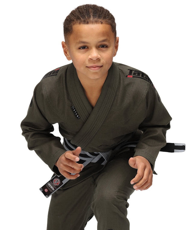 Tatami Elements Superlite BJJ Gi - Youth (Khaki) - The Fight Hub